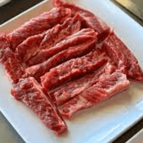 (D) BBQ Marinated Rib Finger