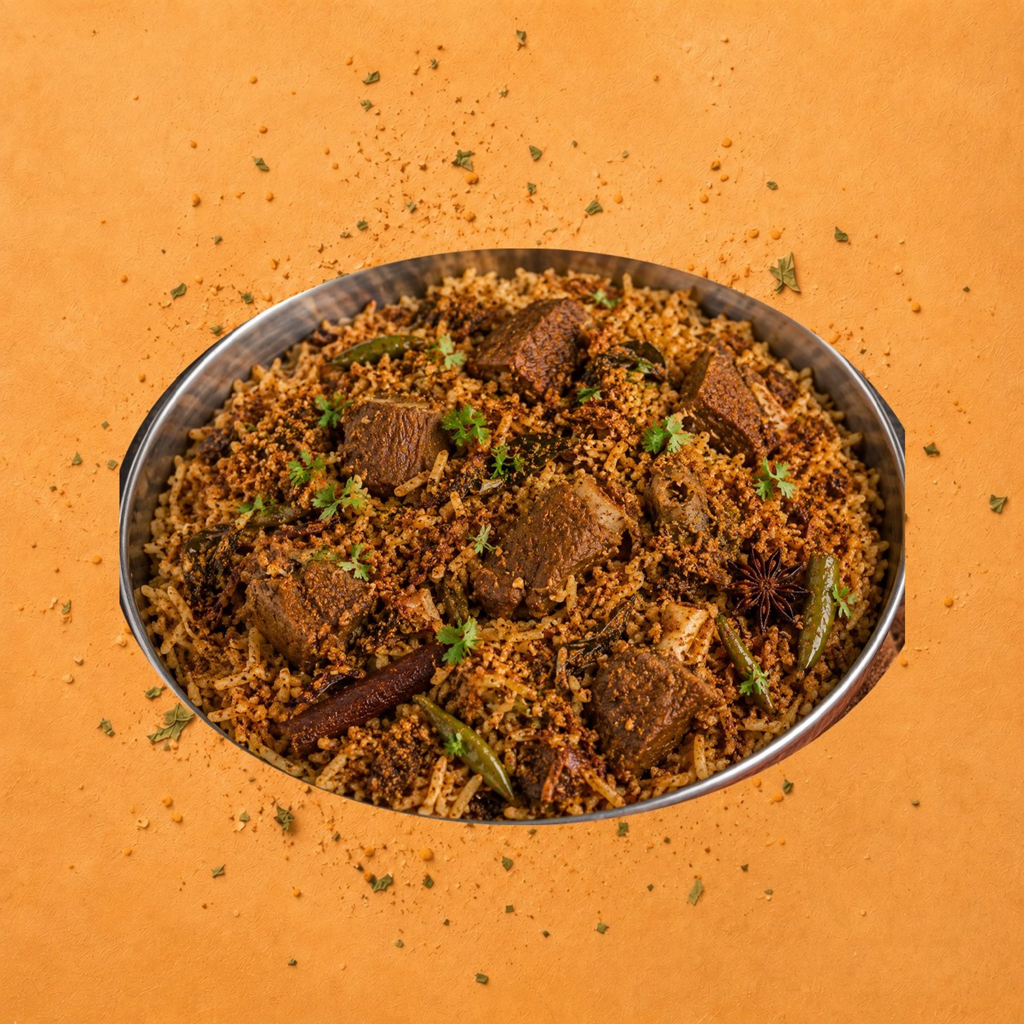 Karampodi Goat Pulao