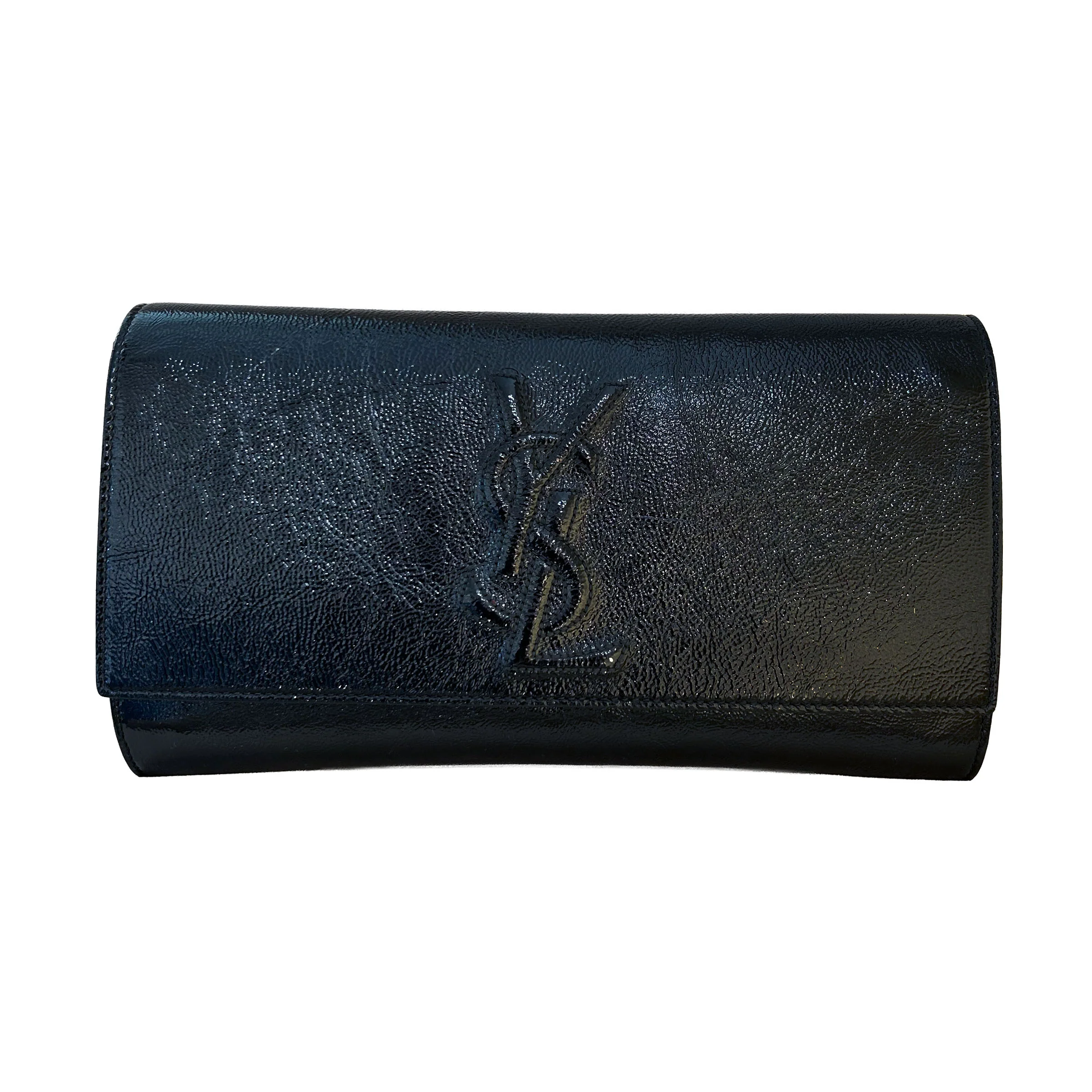 Pre-Loved YSL Patent Belle de Jour Clutch