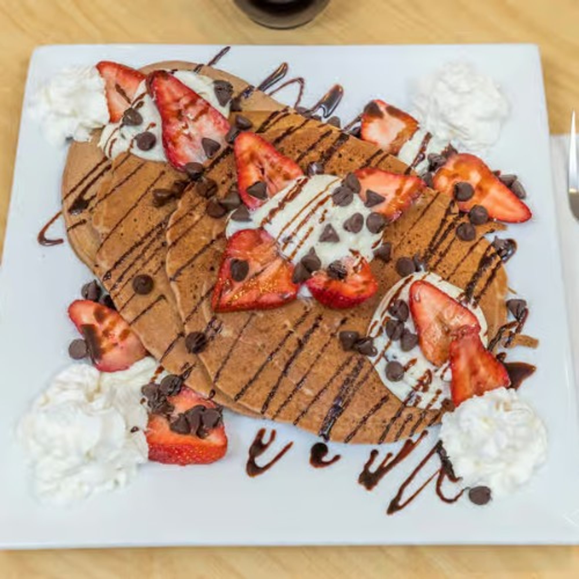 Chocolate Chocolate Chip Cannoli