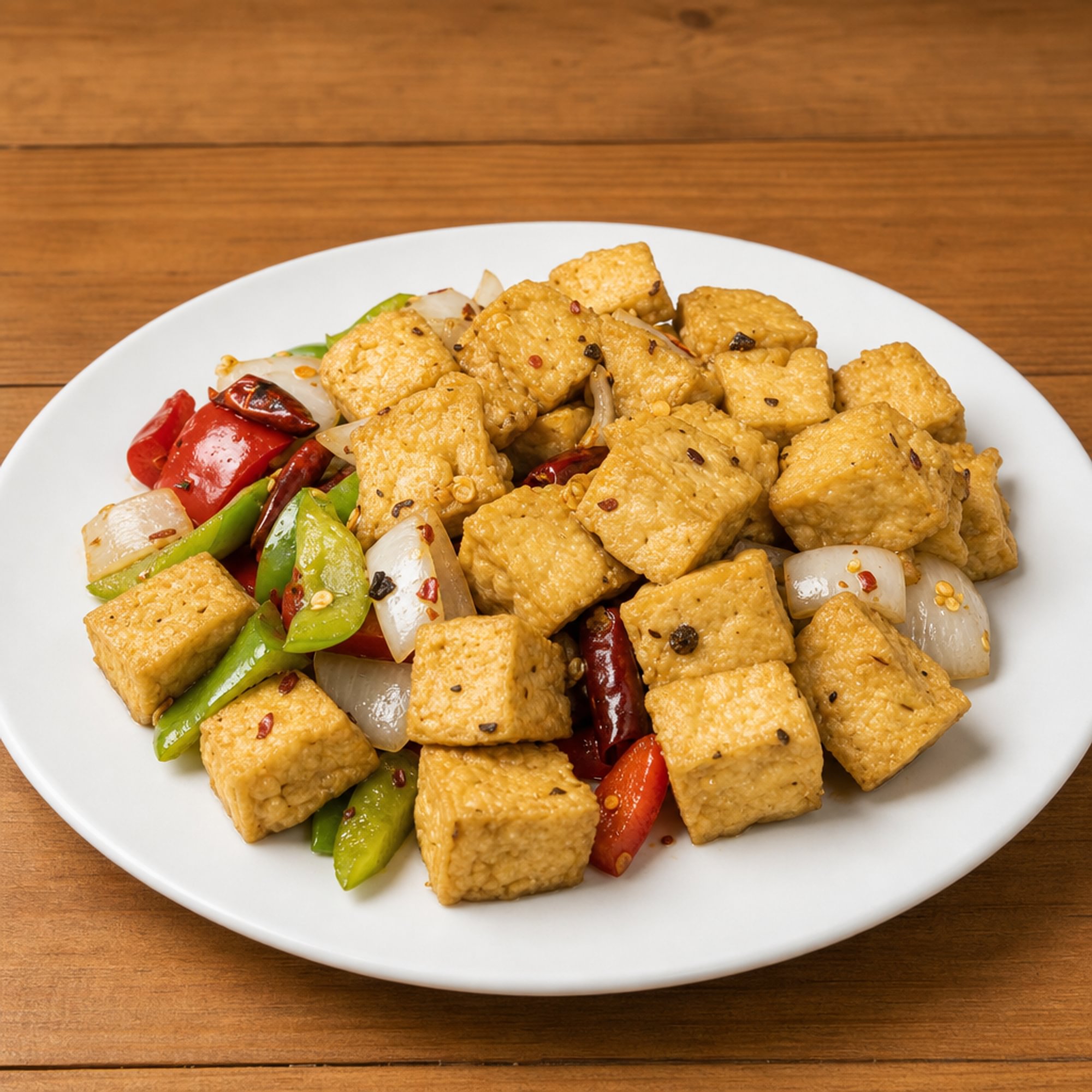 Spicy Crispy Tofu