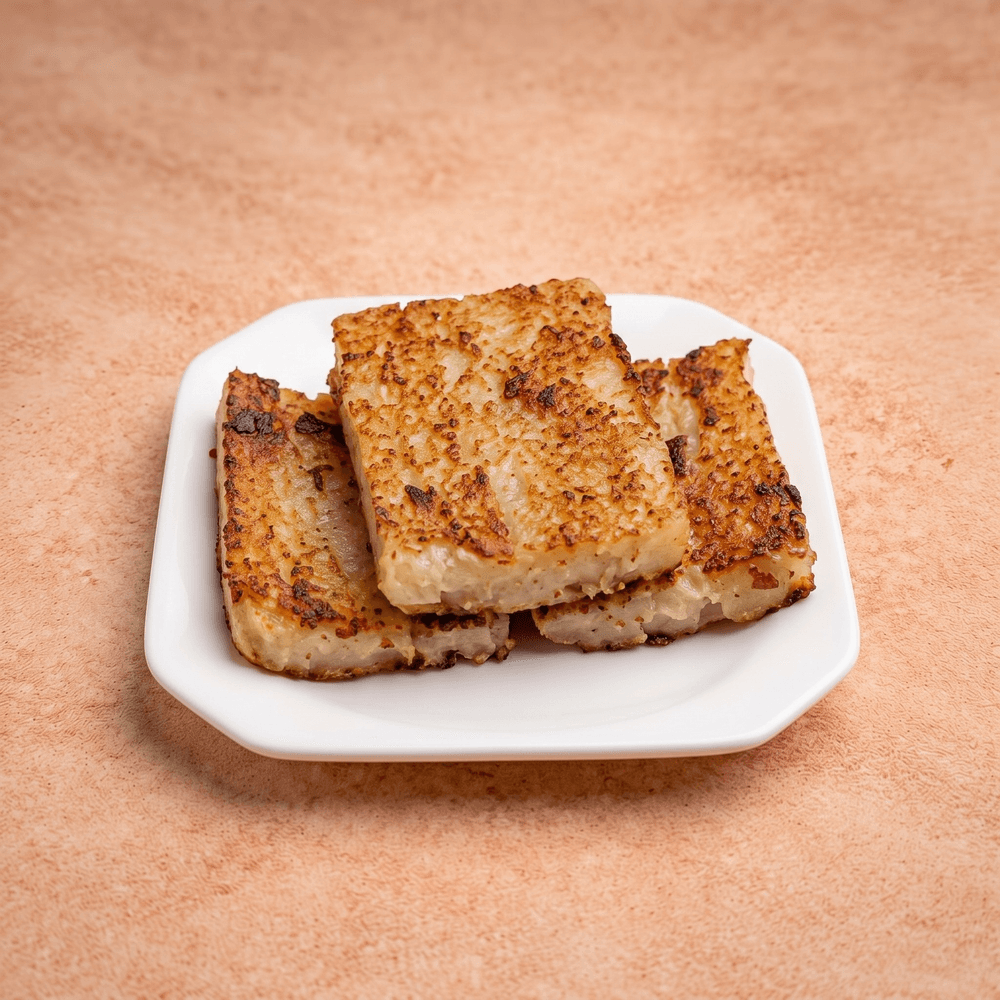 Pan-Fried Radish Cake (煎萝卜糕)