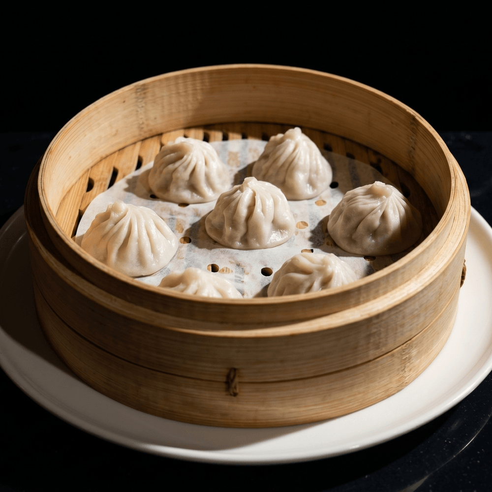 Steamed Juicy Soup Pork Dumpling (Xiao Long Bao)