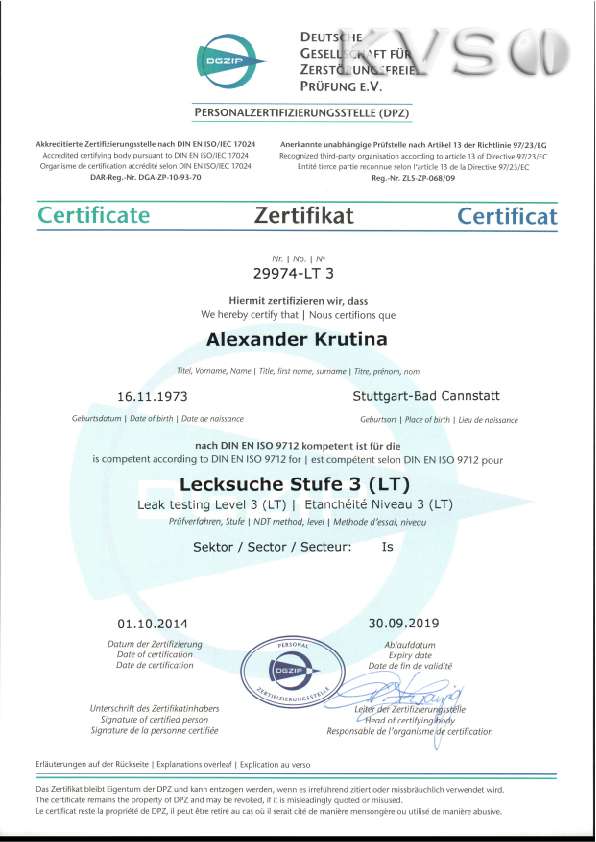 Bilder KVS Vakuum- und Lecksuchtechnik