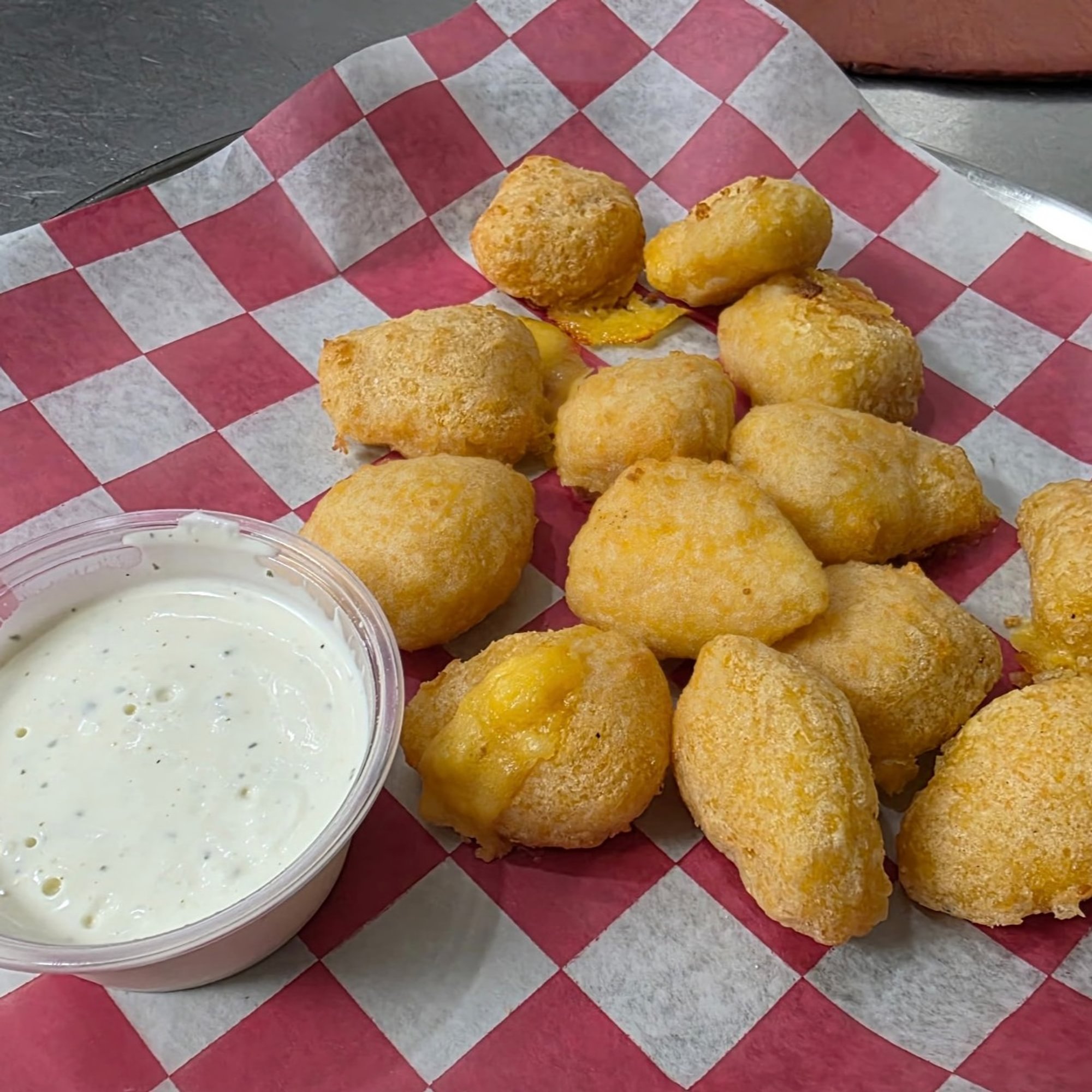 Mac + Cheese Bites