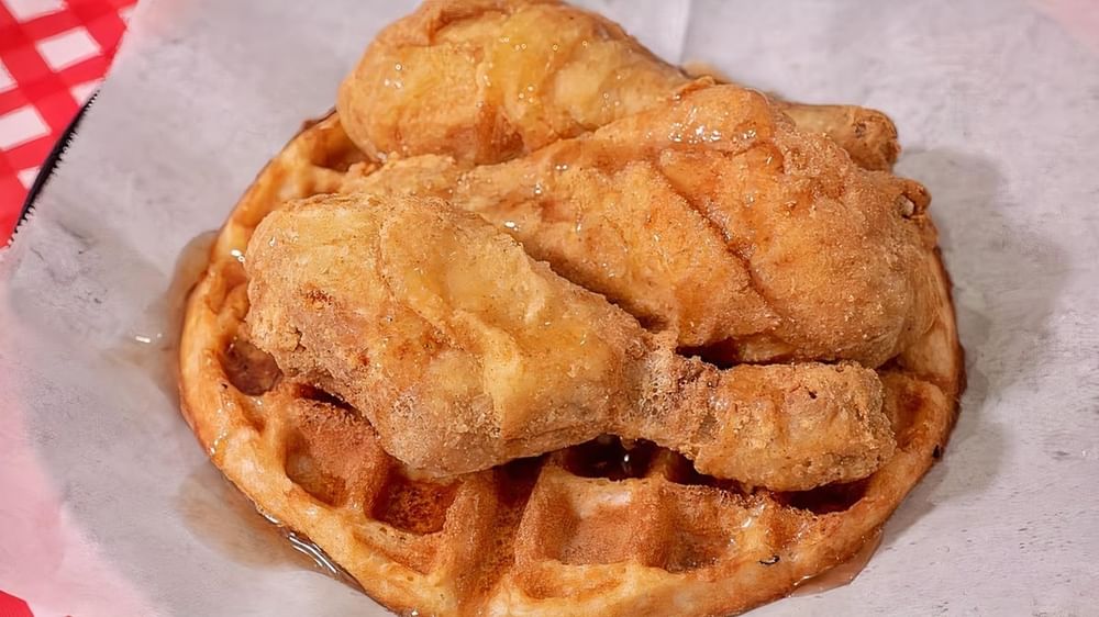 3 Drumsticks + Waffle