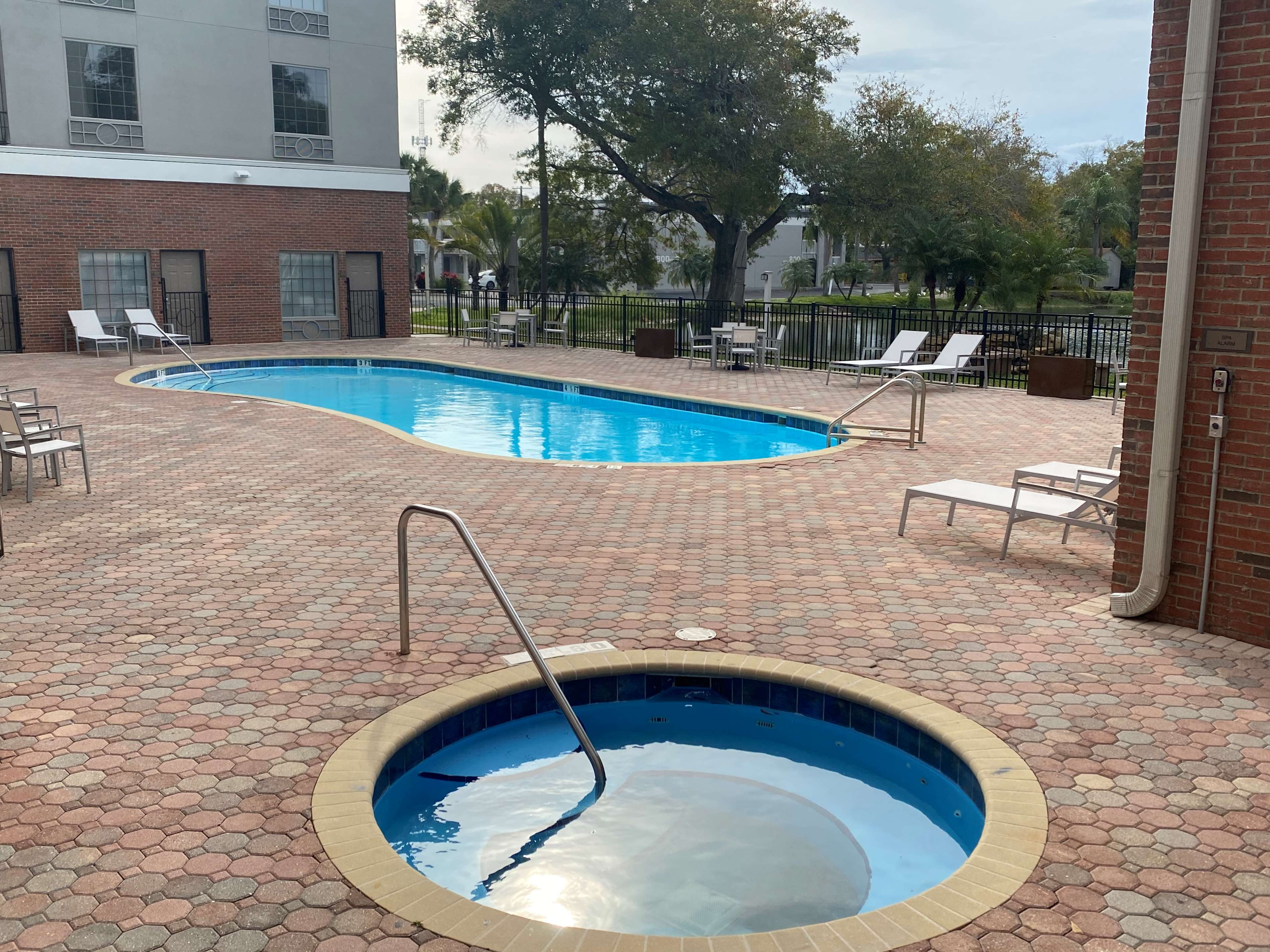 Outdoor Pool and Hot Tub