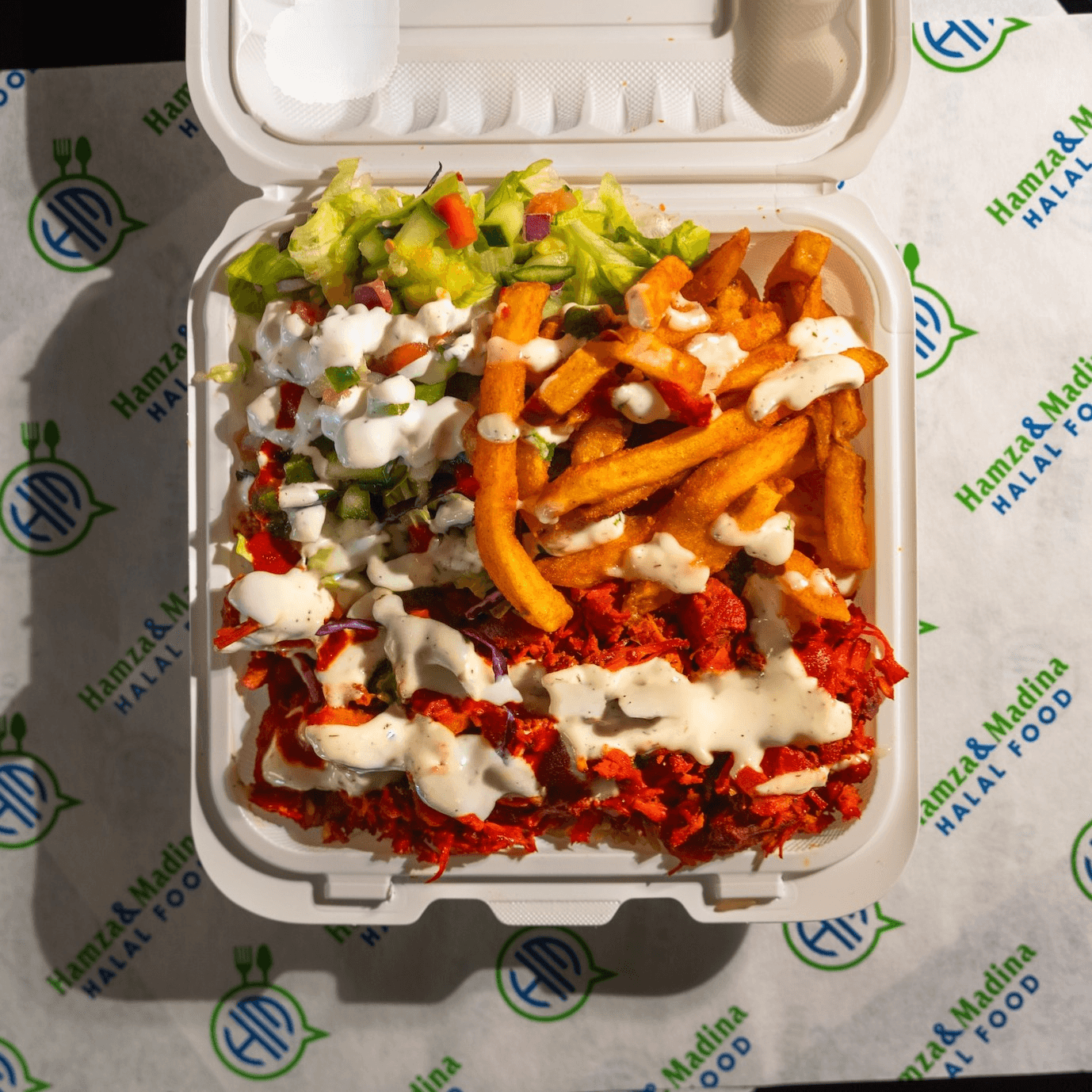 Chicken Over Rice Platter
