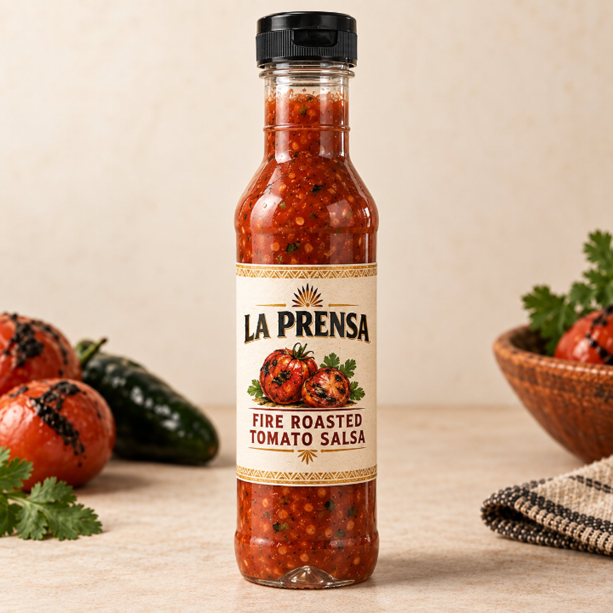 Fire Roasted Tomato Salsa (House Salsa for Chips) 12 oz TO GO