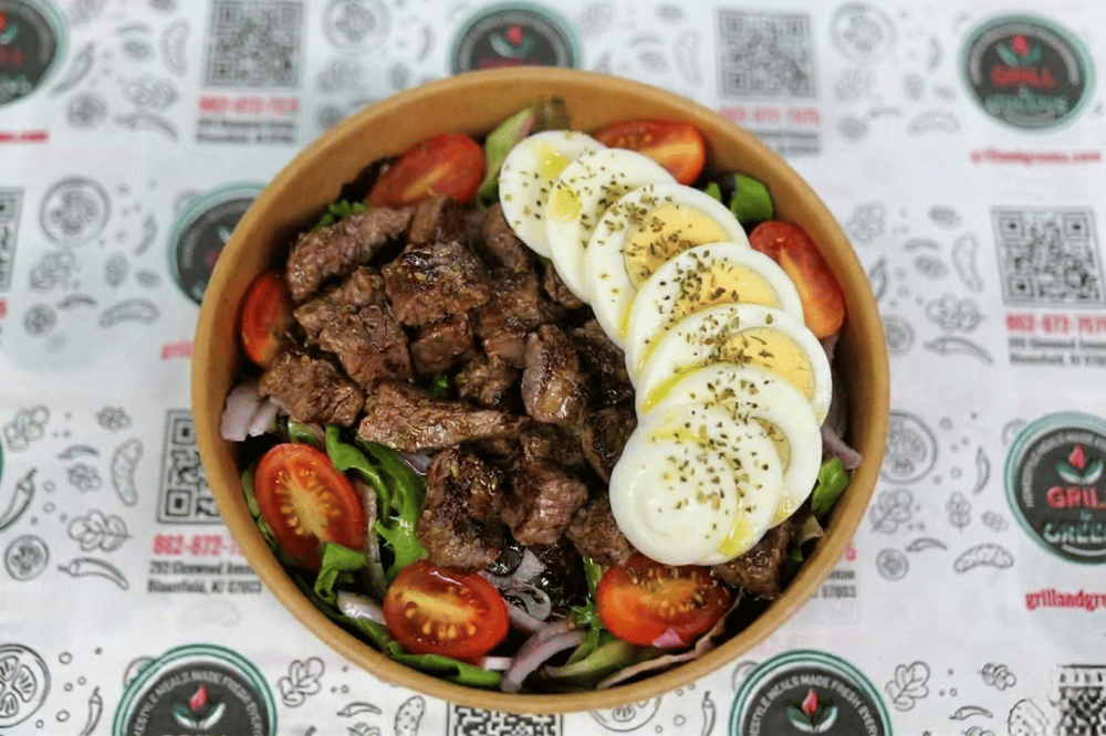 Grilled Steak w/ Rice or House Salad