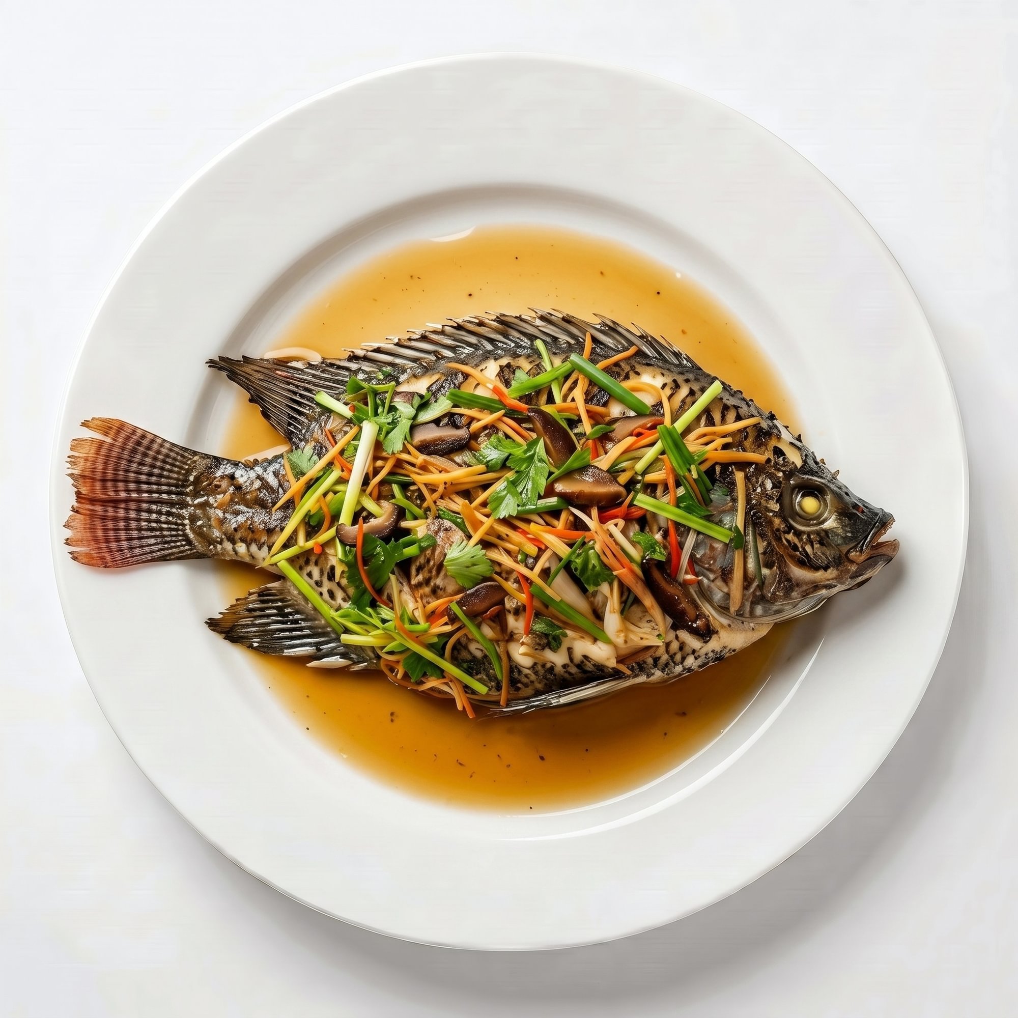 Tilapia in Ginger Sauce