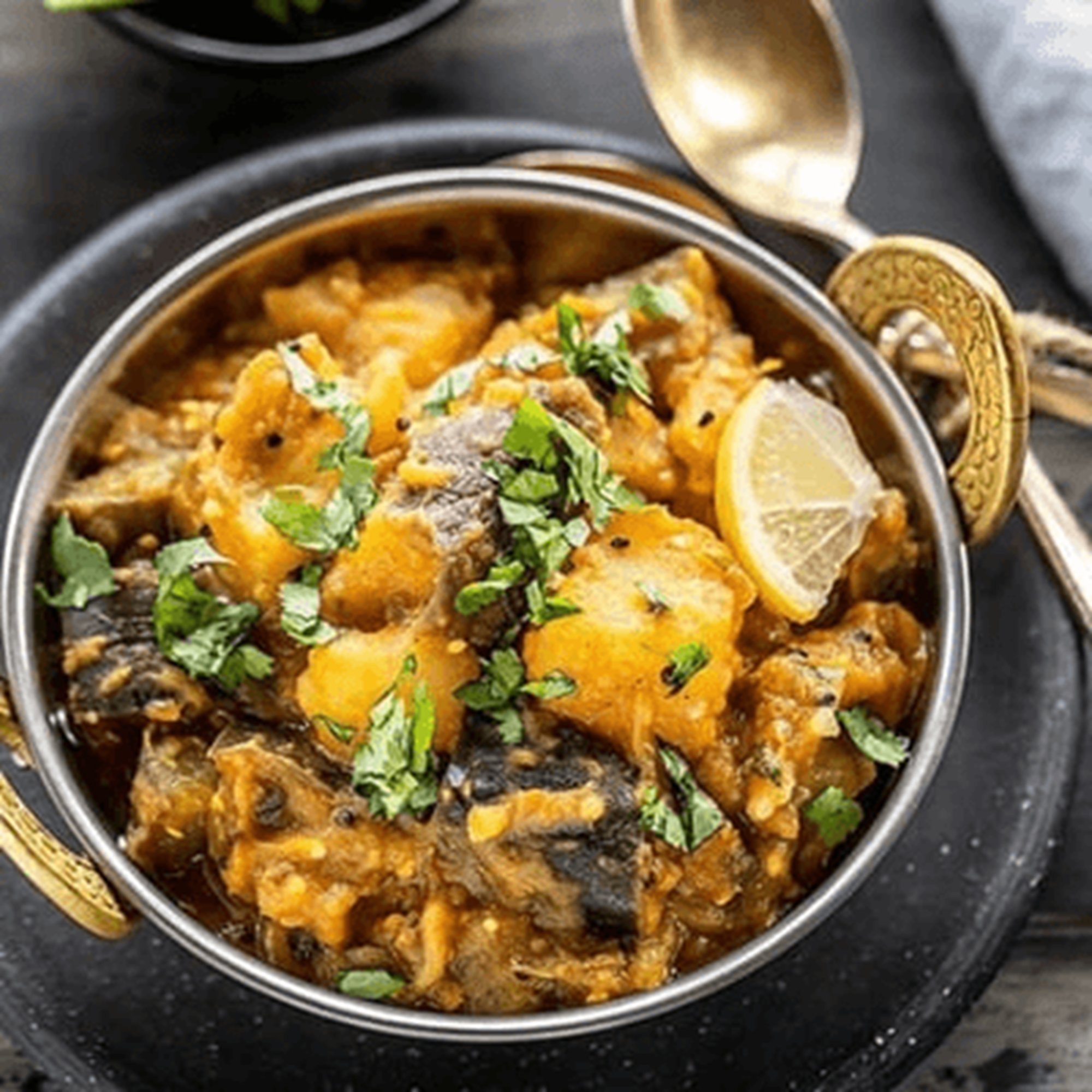 Aloo Baingan (Potatoes and Eggplant)