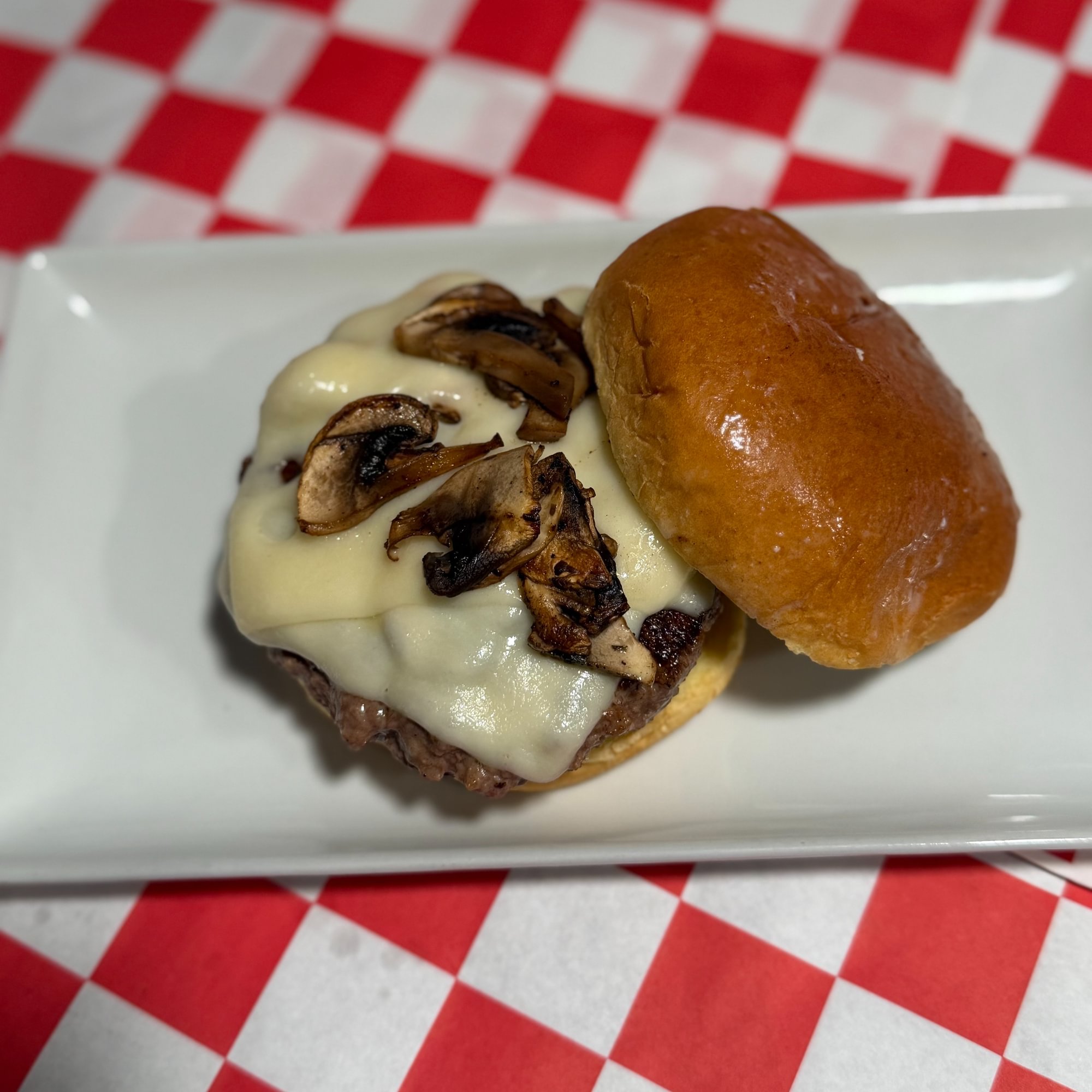 Mushroom Swiss Burger