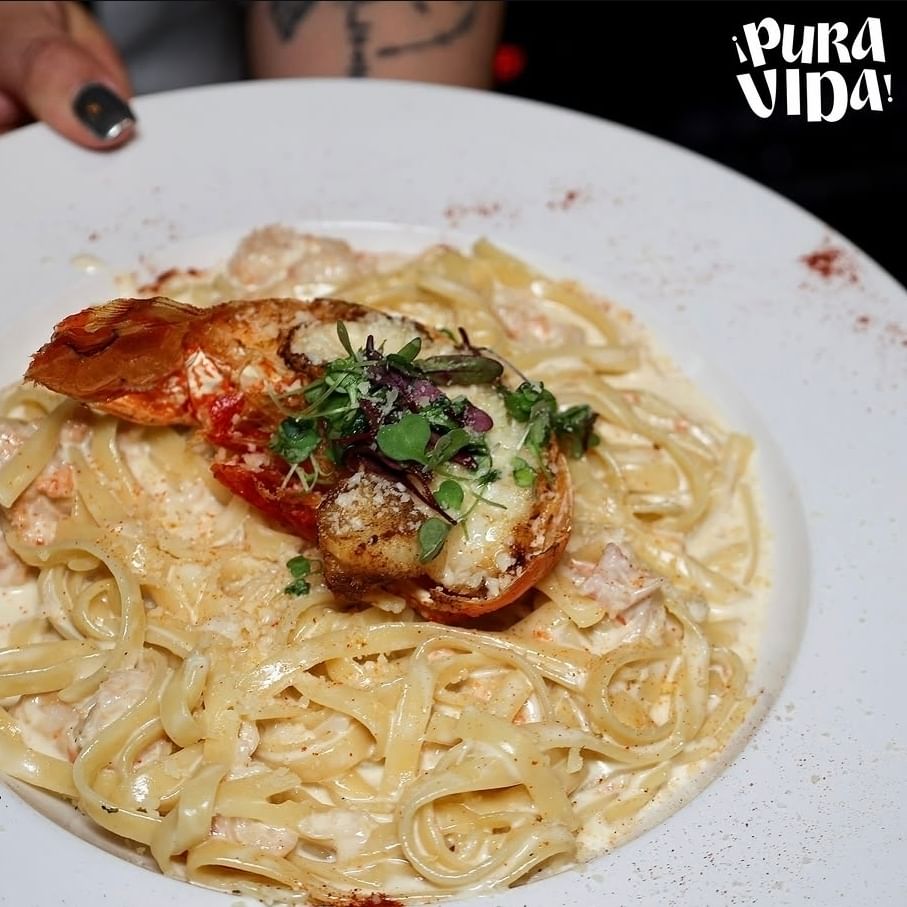Lobster Tail Fettuccine Pasta
