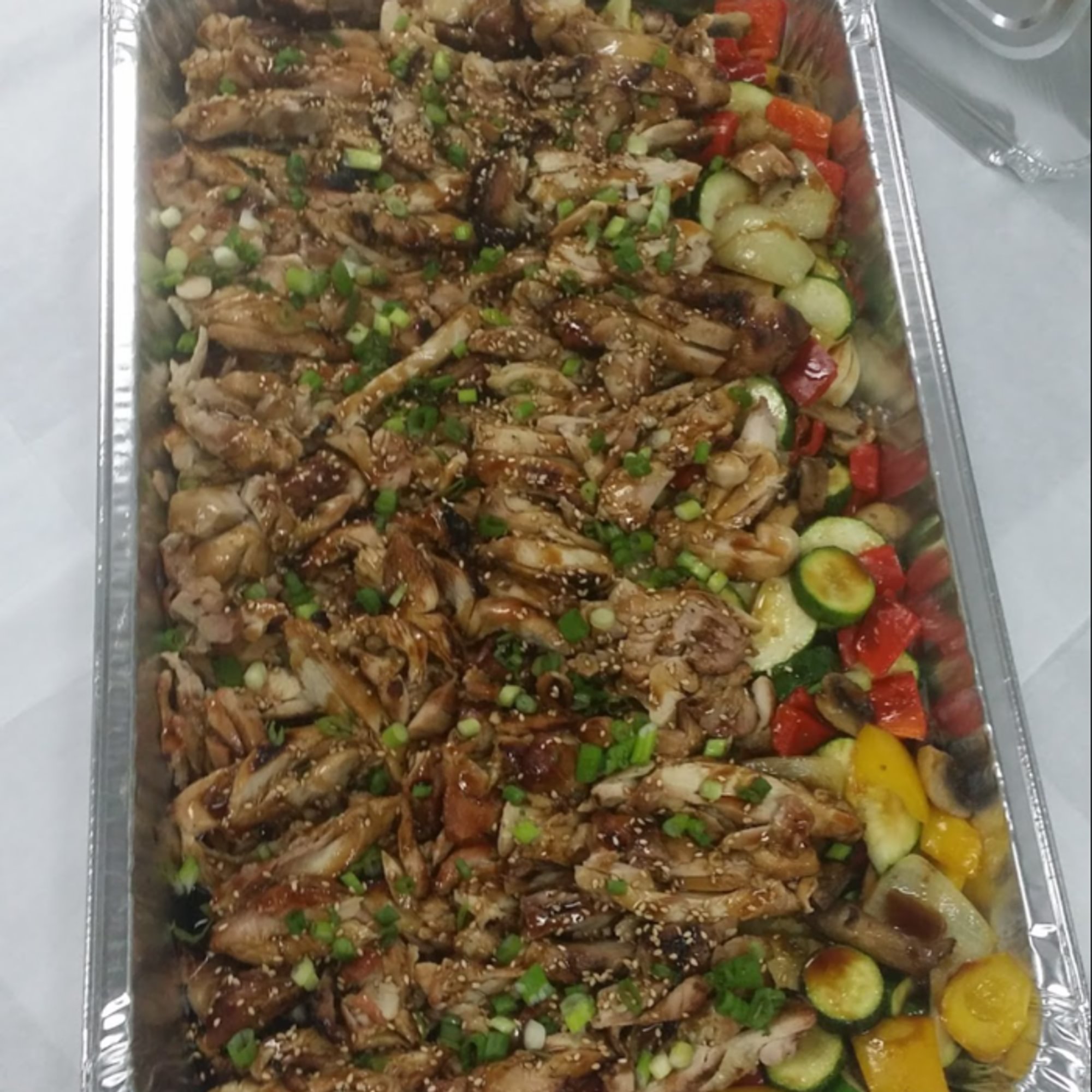 Grilled Teriyaki Chicken (Half Tray 7-10 people)
