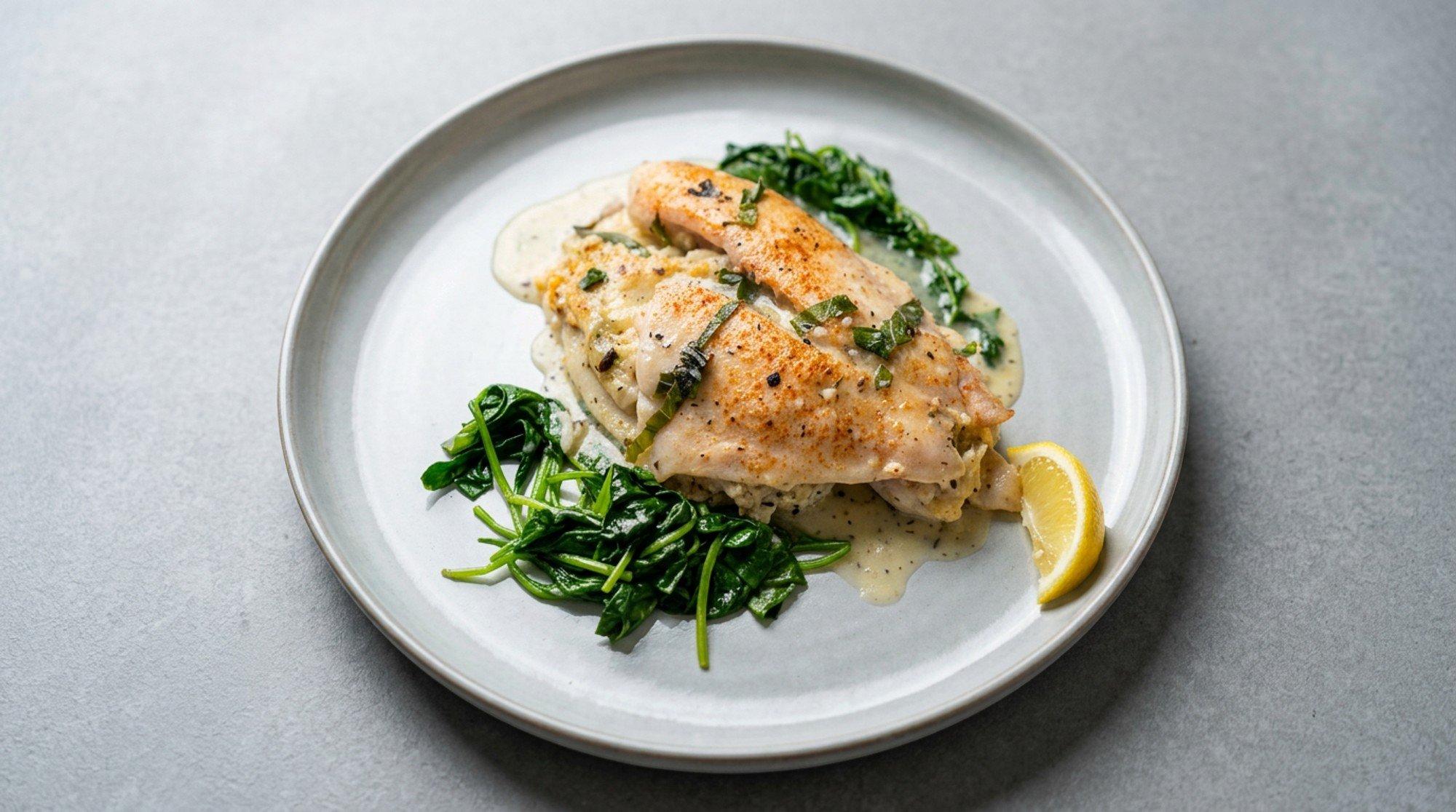 Stuffed Fresh Flounder