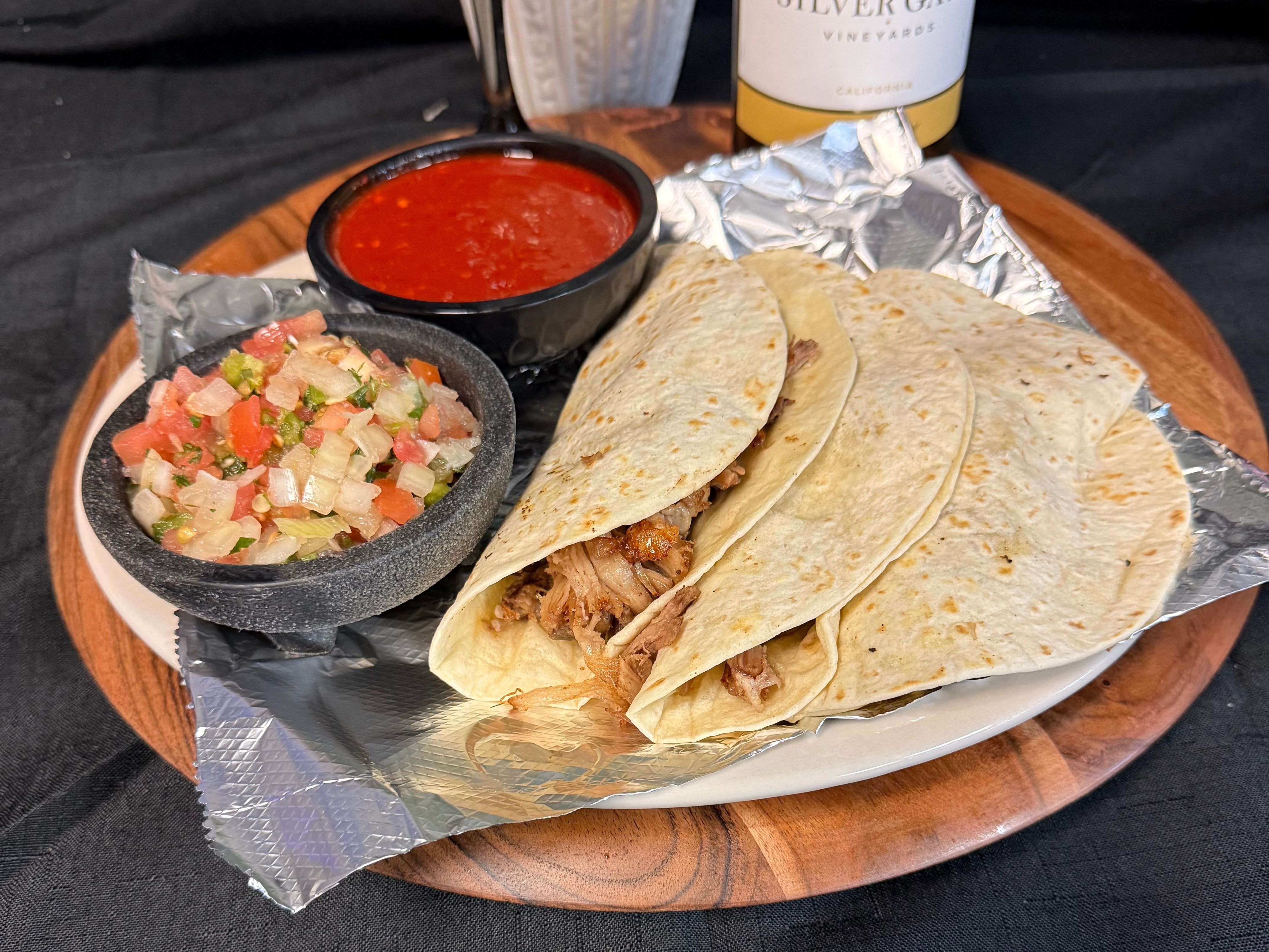 Tacos De Carne Asada Combo