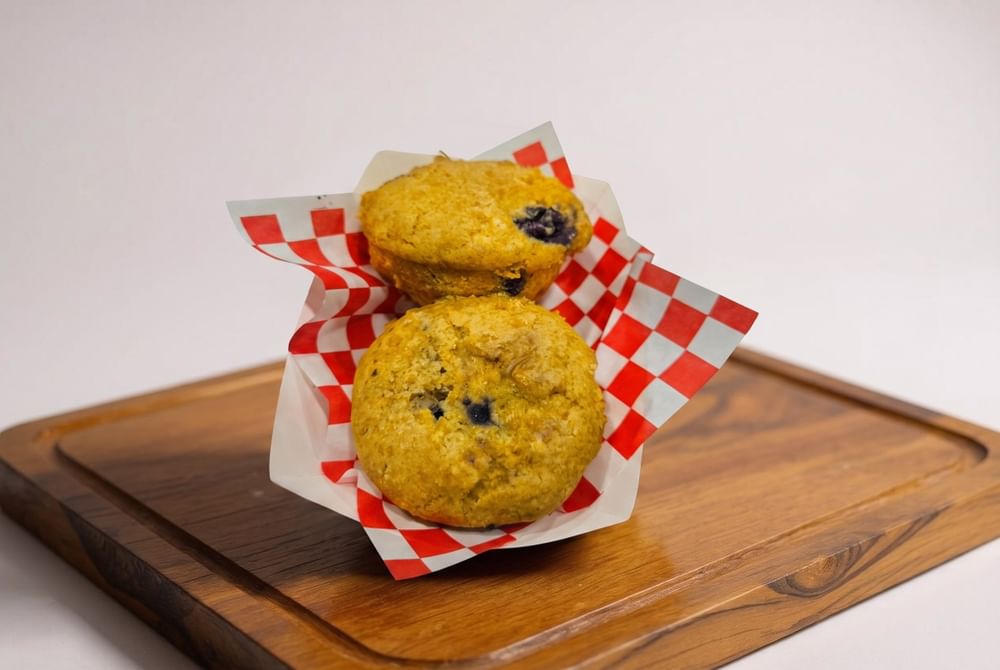 Blueberry Corn Muffins