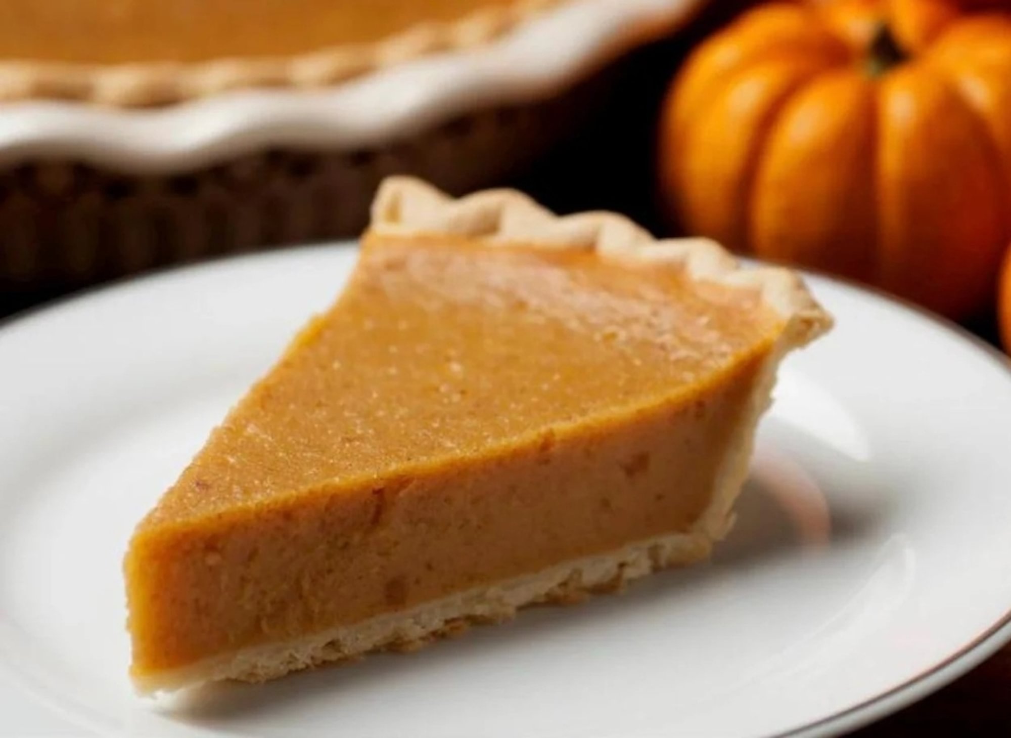 Pumpkin pie - Slice