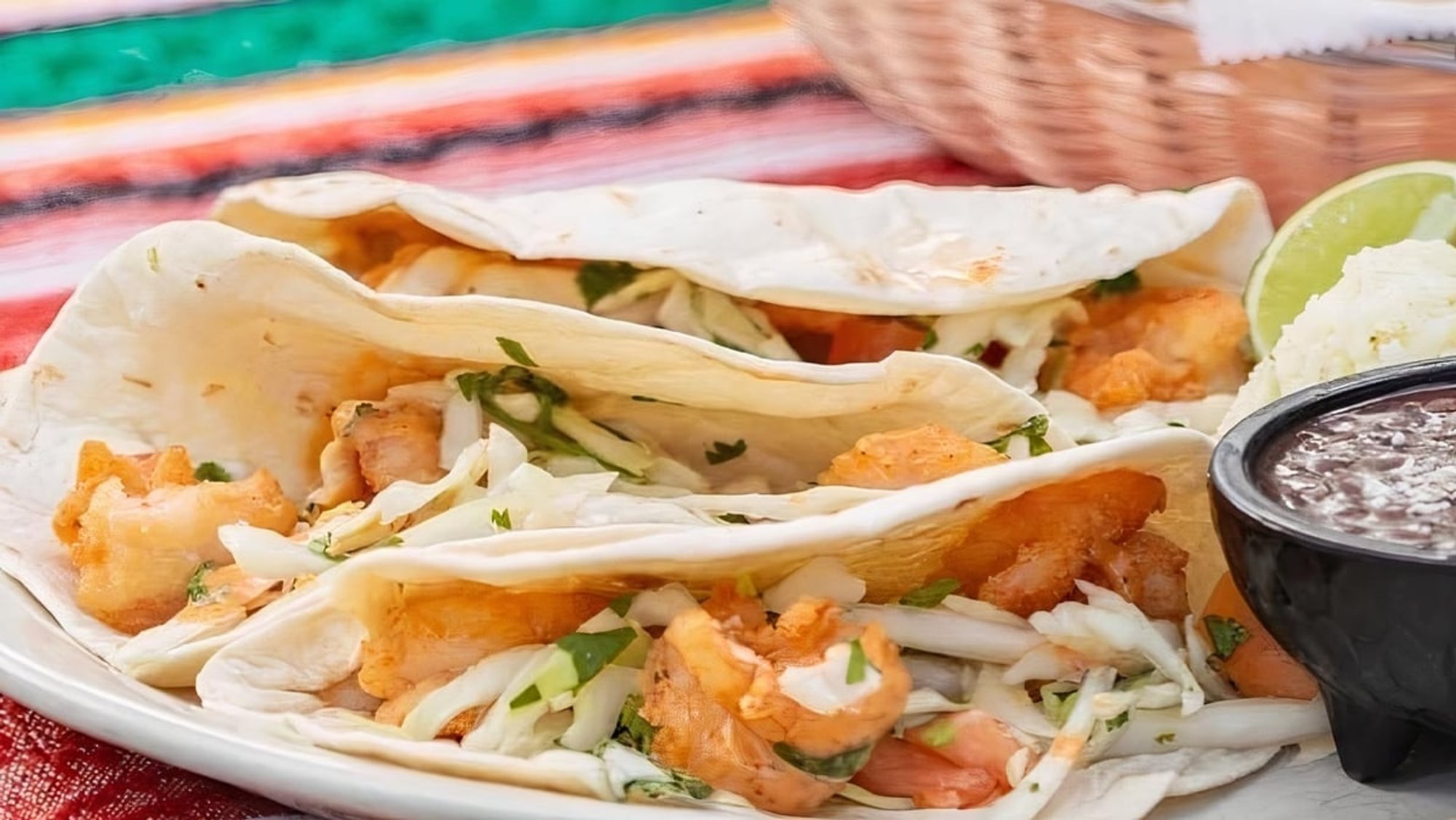 Shrimp Tacos Lunch
