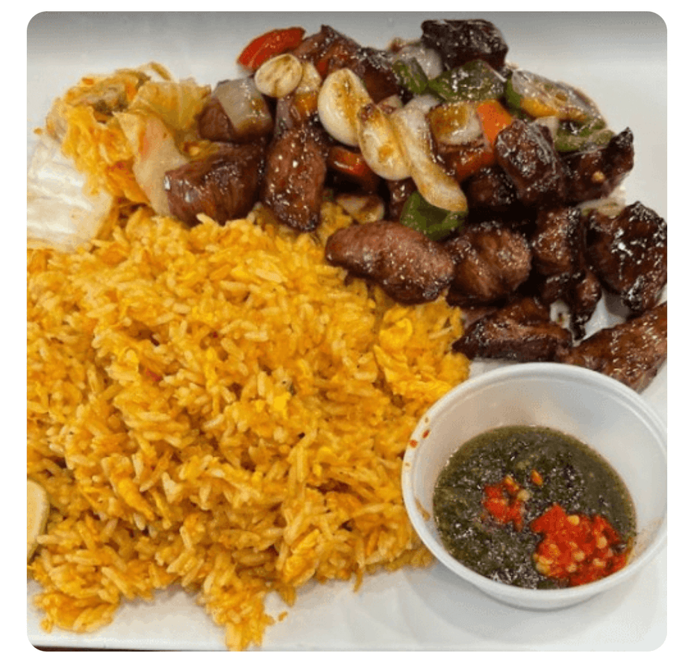 F8- Shaking Beef Fried Rice