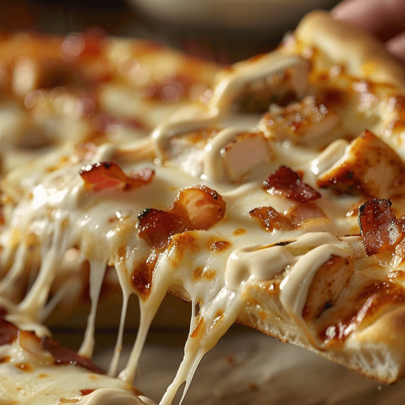 Chicken Bacon Ranch Pizza