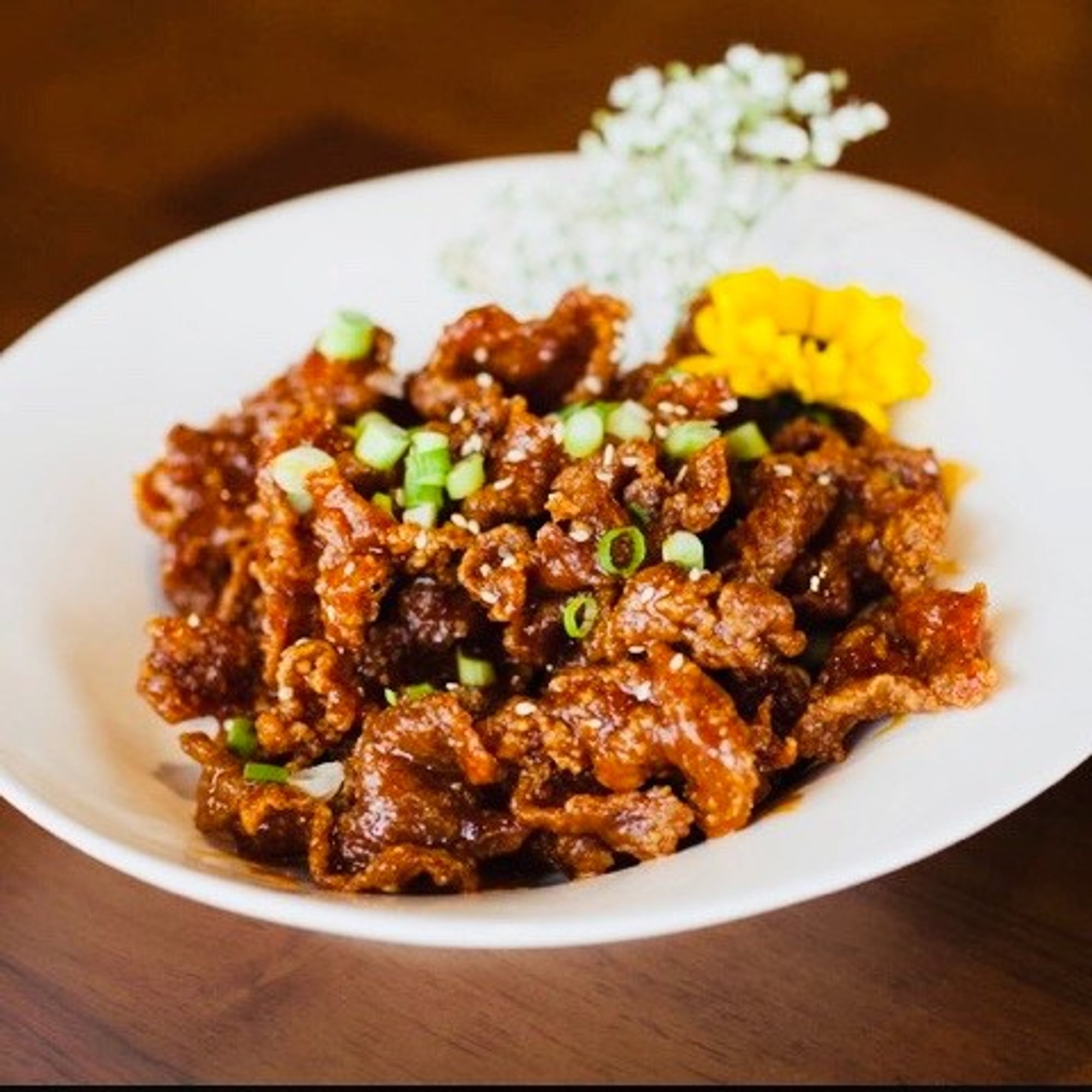 Crispy Sriracha Chicken or Beef