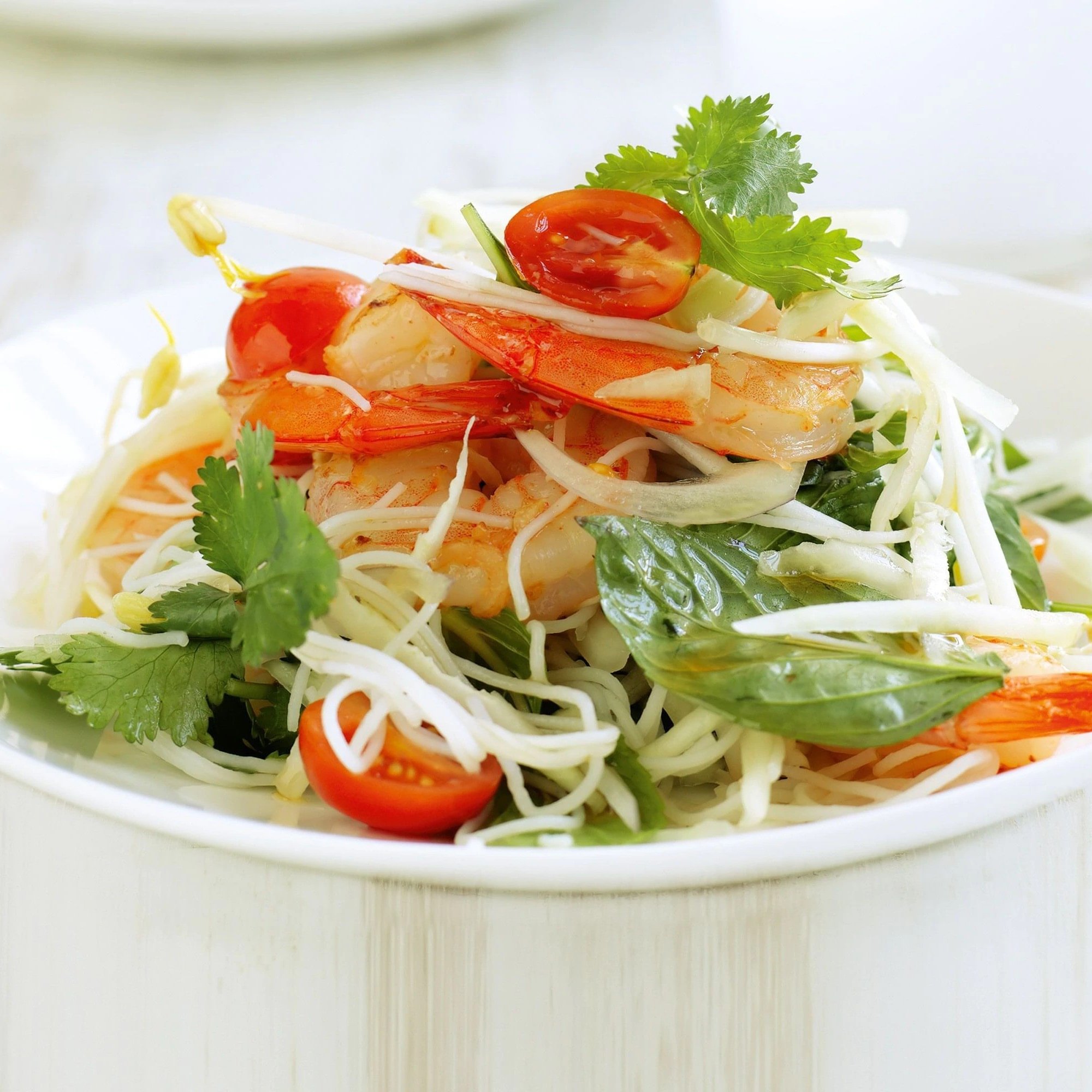 Thai Shrimp Cabbage Salad