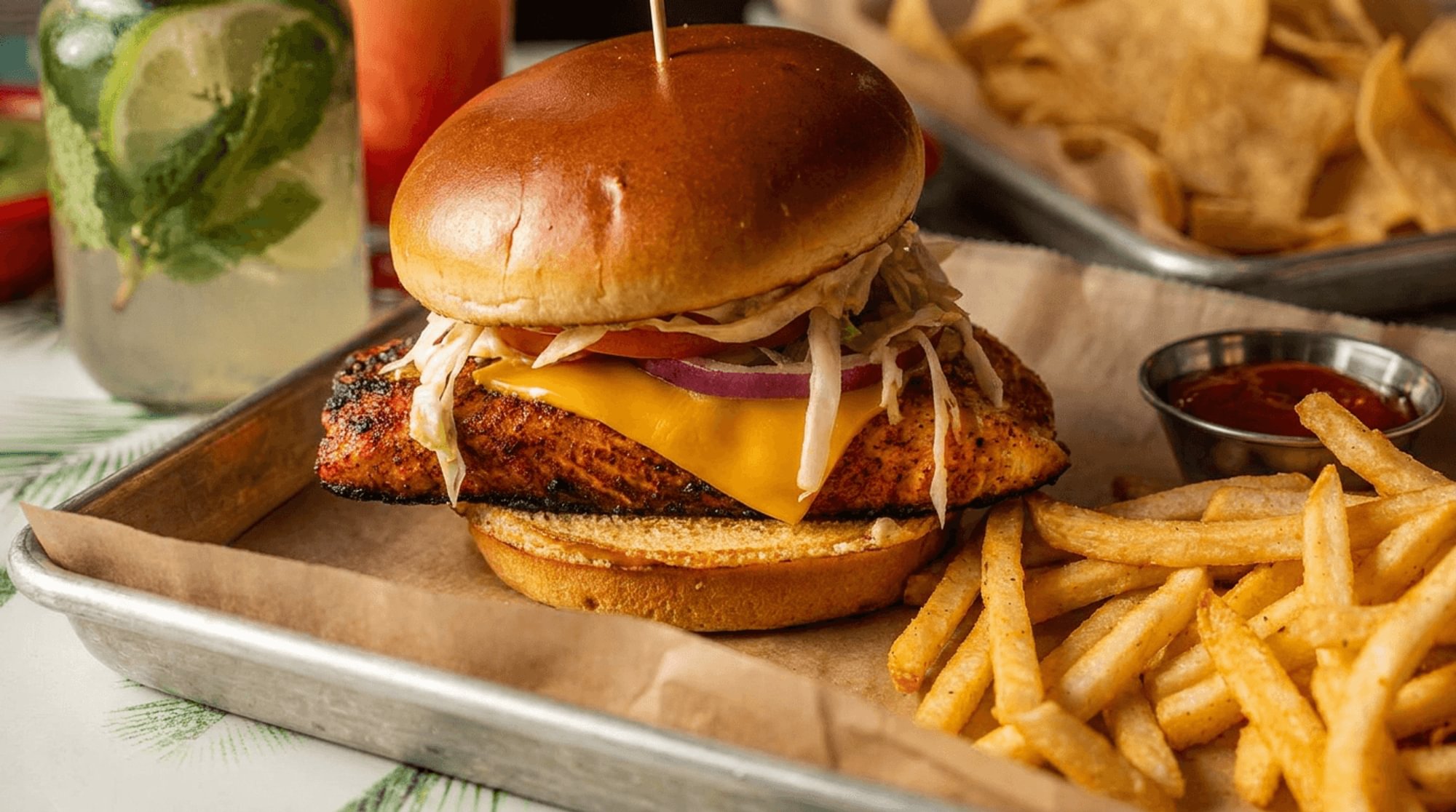 Malibu Chicken Sandwich