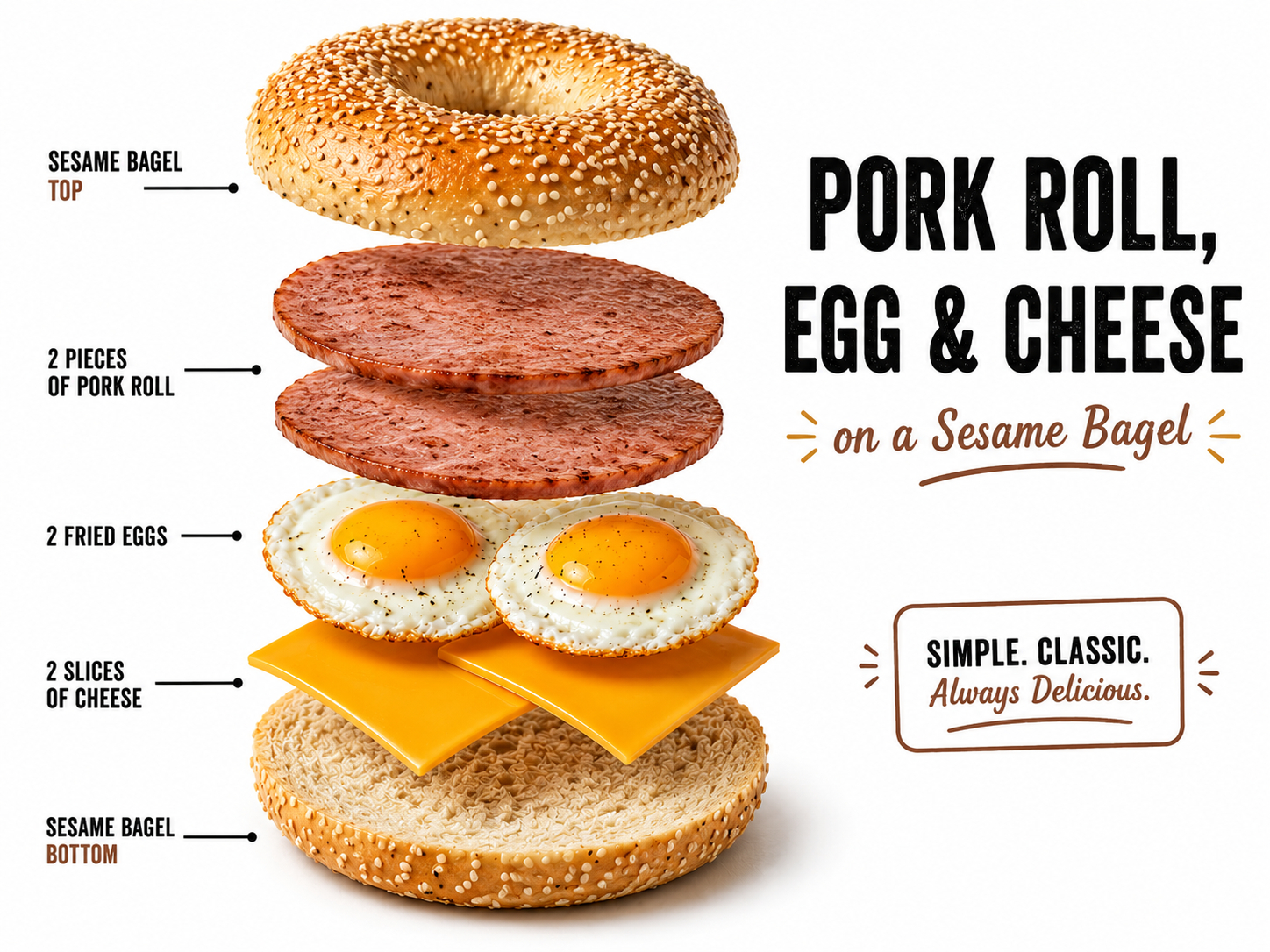 Pork Roll Egg and Cheese
