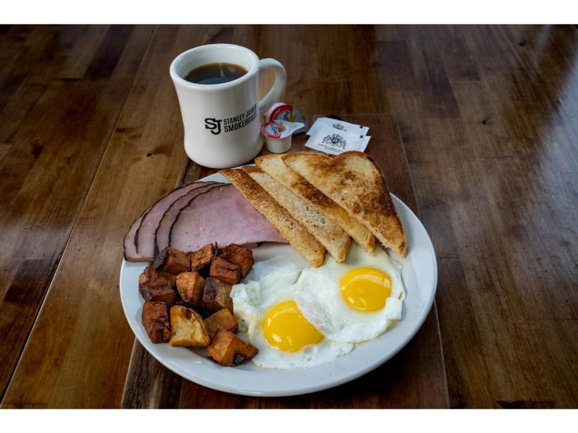 2 Eggs Breakfast Plate