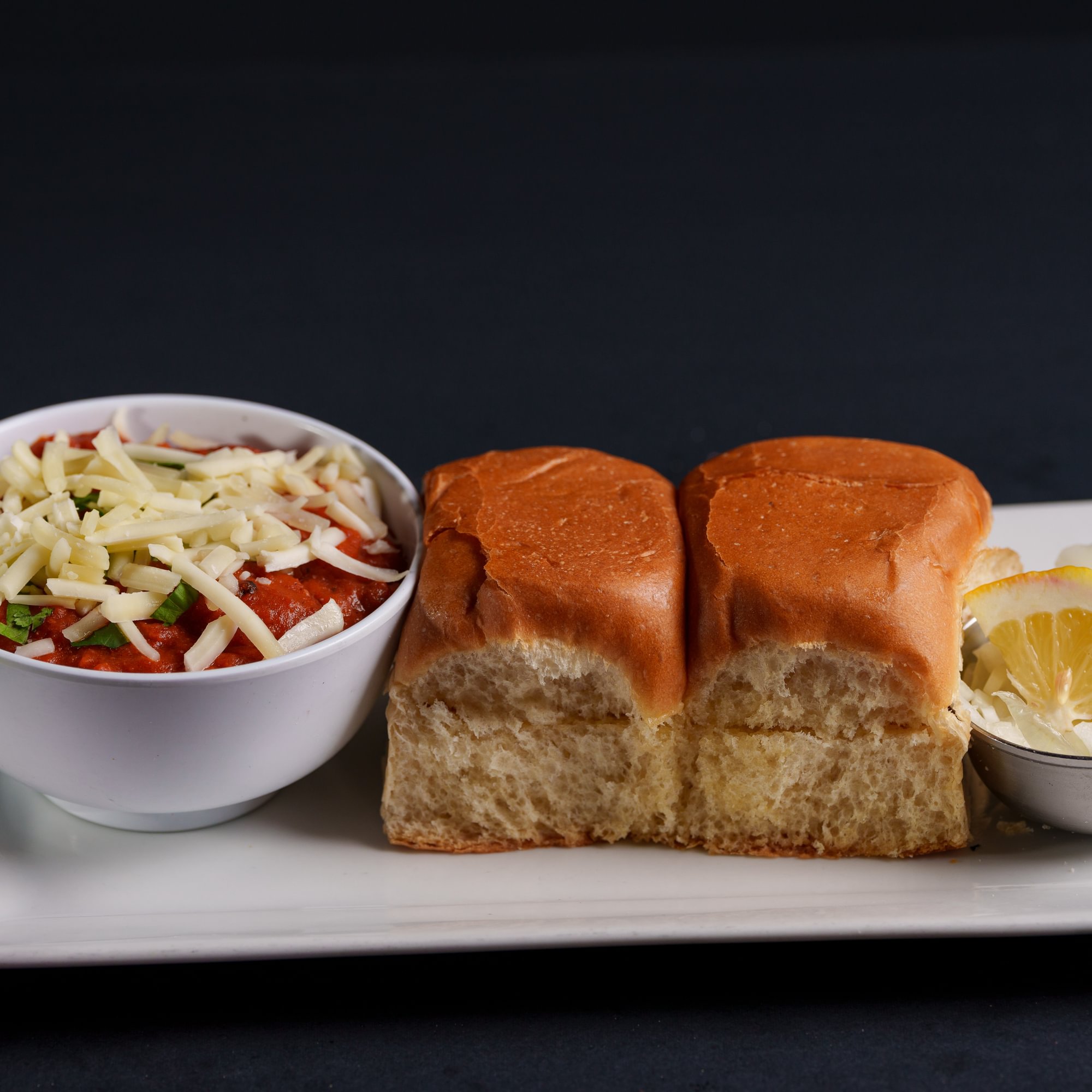 Cheese Pav Bhaji