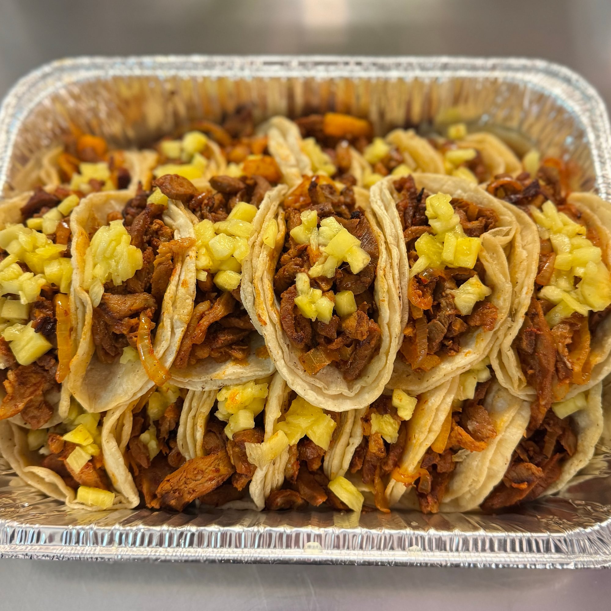 Tray of Mixed Street Tacos (1 Meat x 10 Each)