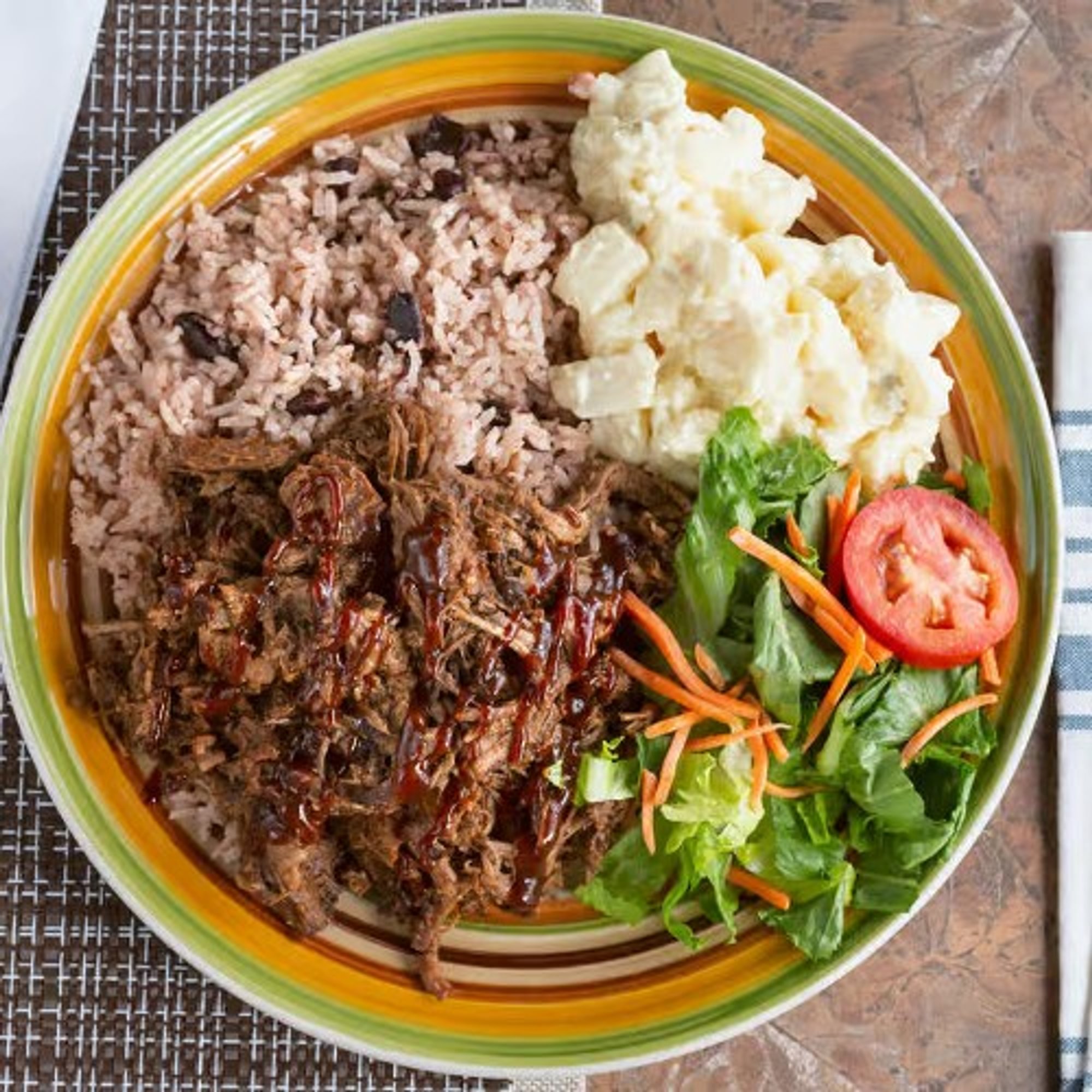 Jerk BBQ Beef Plate