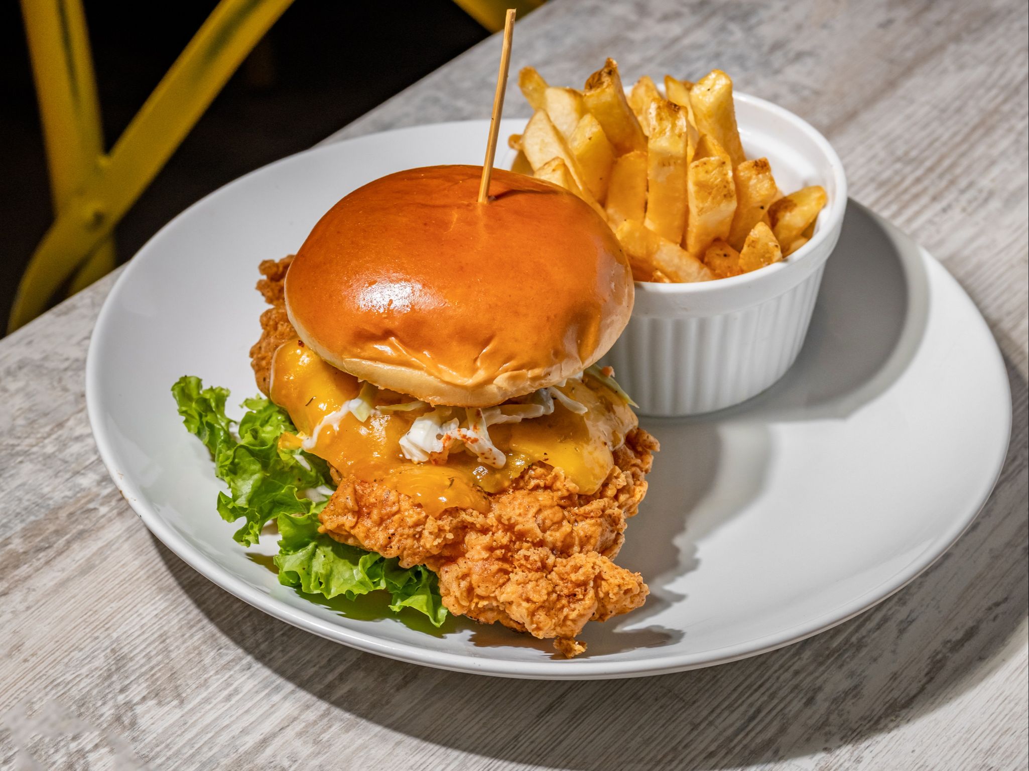 Southern Style Chicken Sandwich (served with Fries)