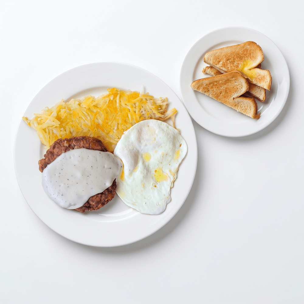 Chicken Fried Steak & Eggs