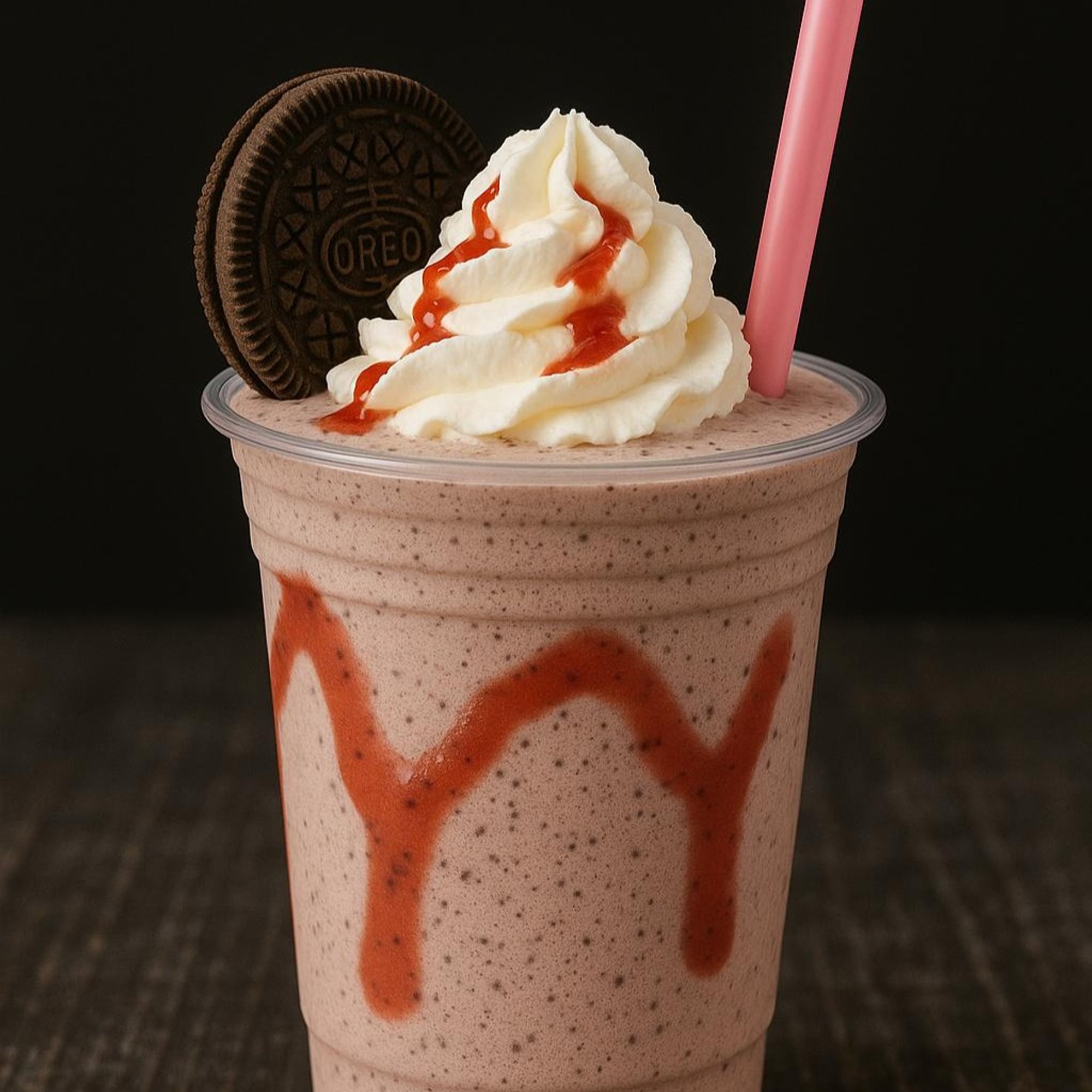 Oreo fresa milkshake