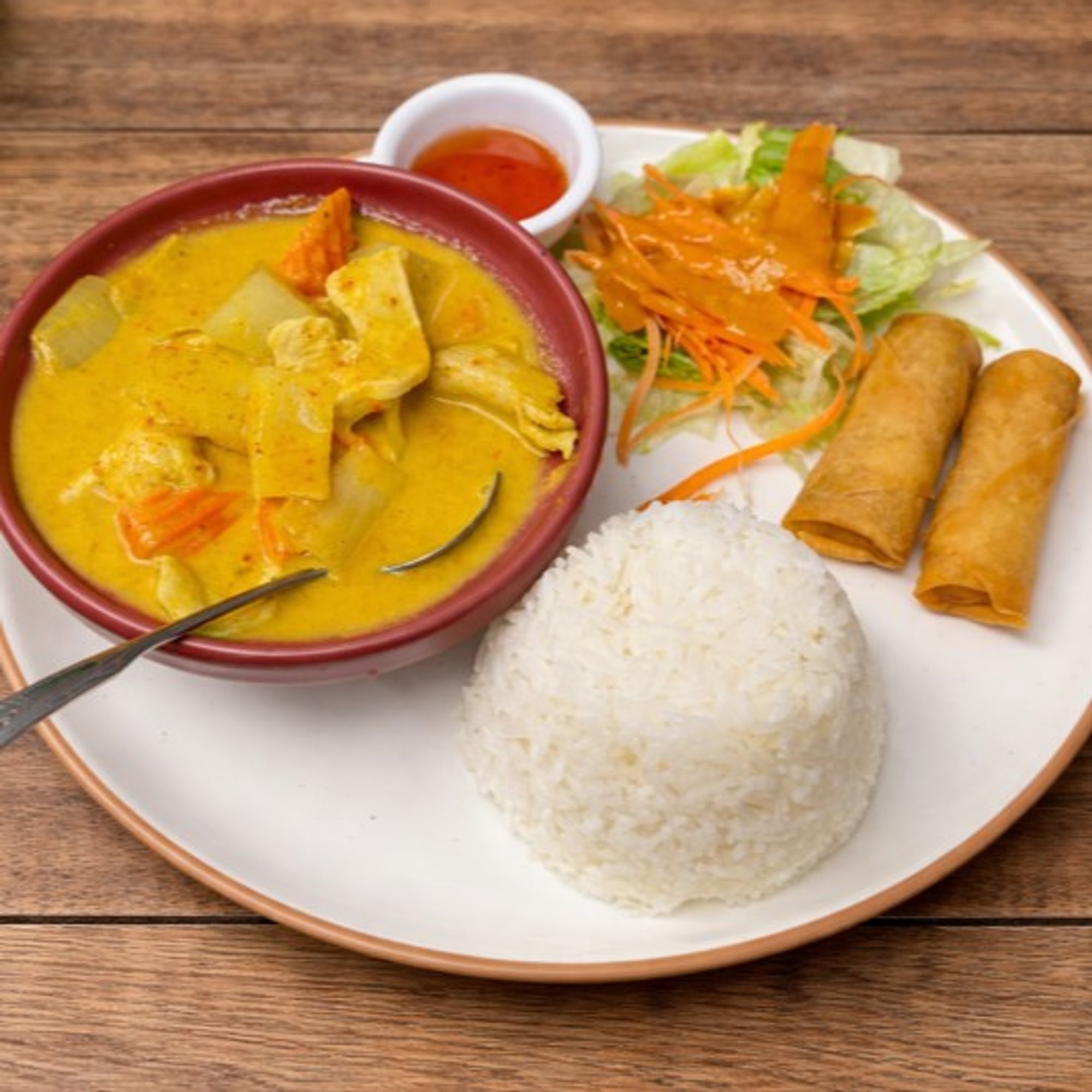 L Yellow Curry Set