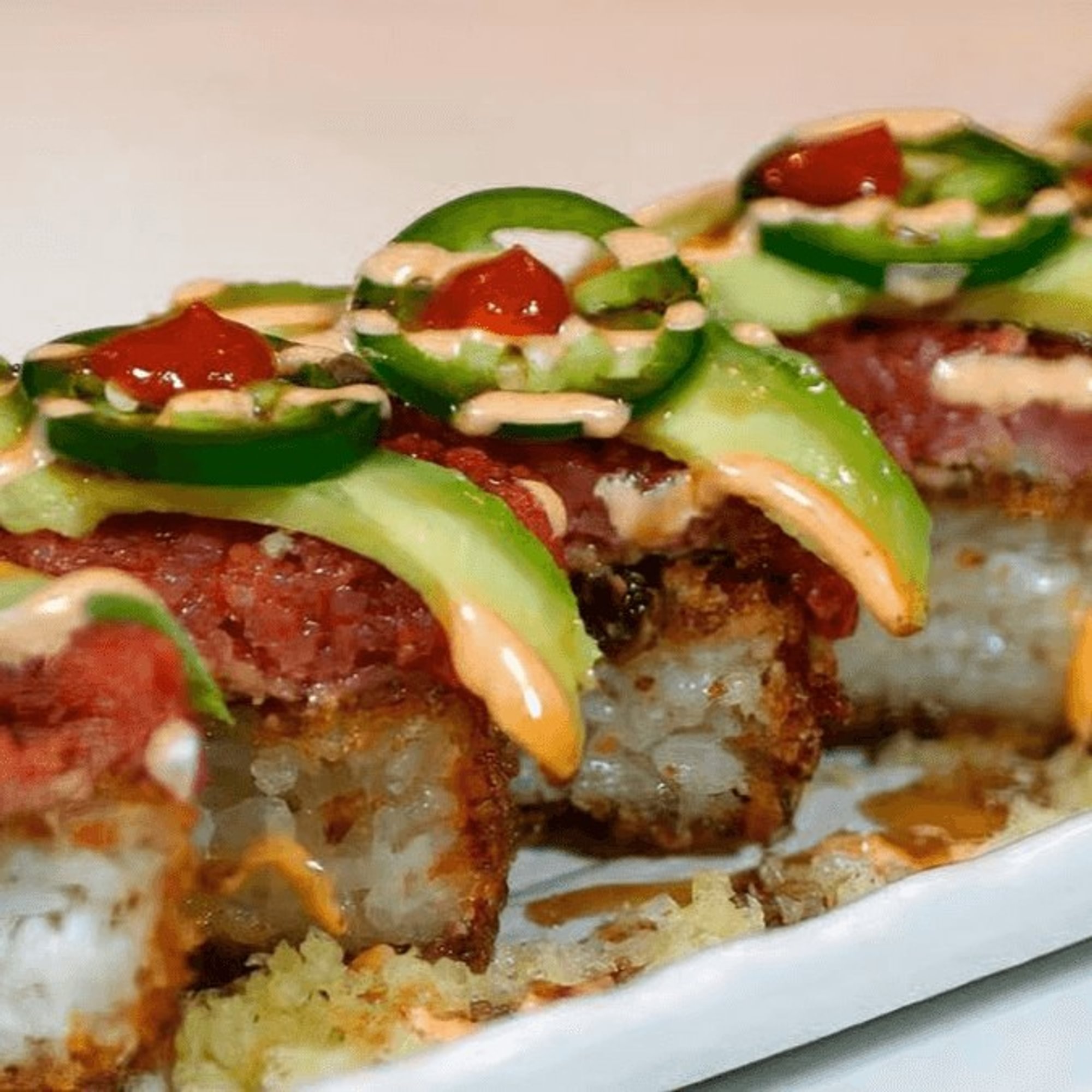 Crispy Rice with Spicy Tuna 6pcs