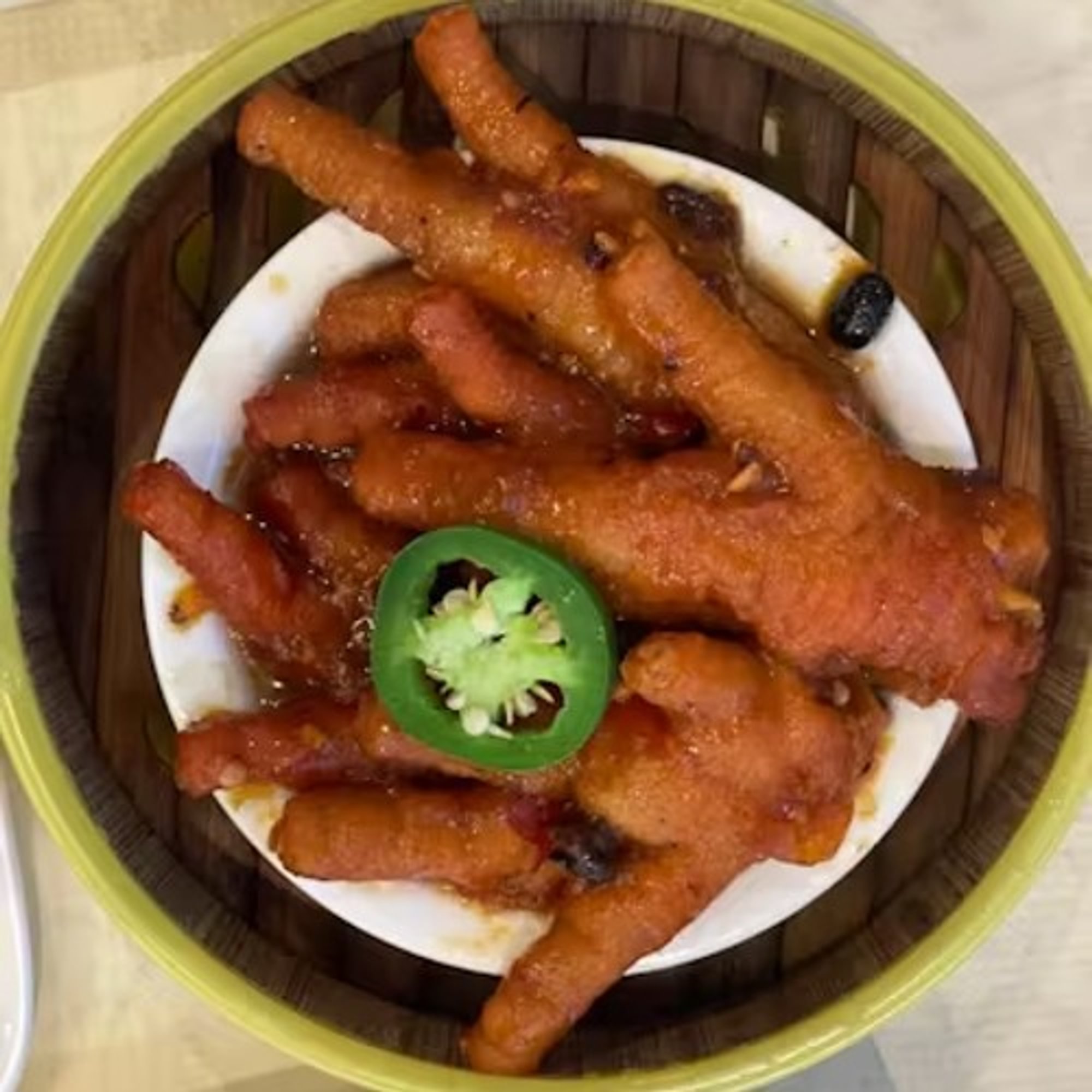 Chicken Feet with Black Bean Sauce 豉汁蒸鳳爪