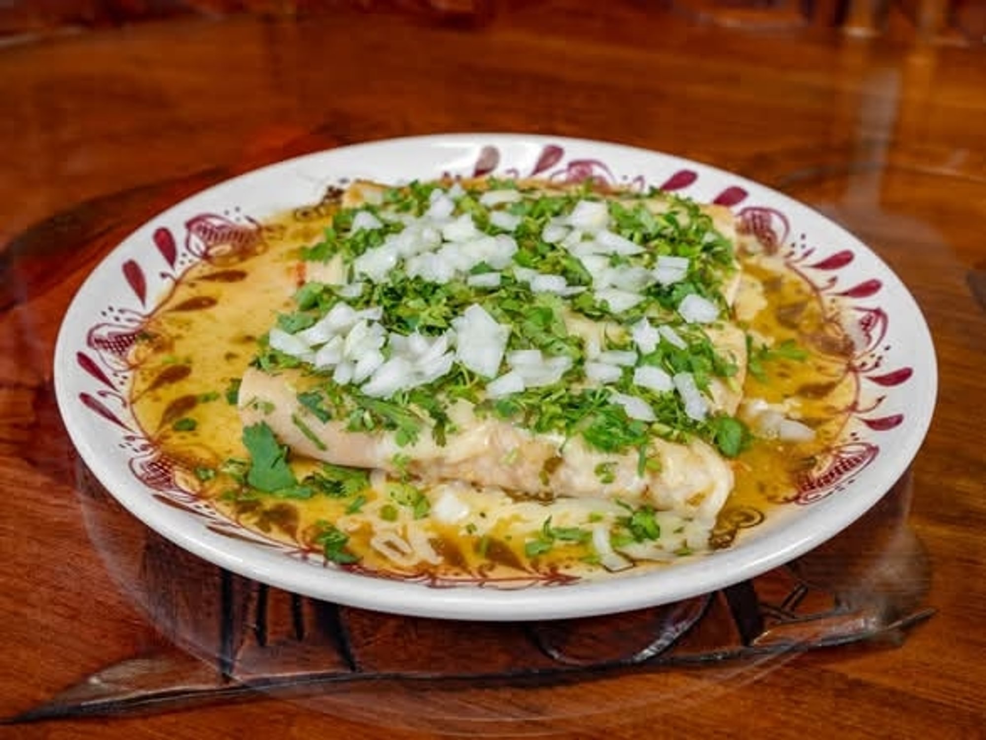Lunch Enchiladas Verdes
