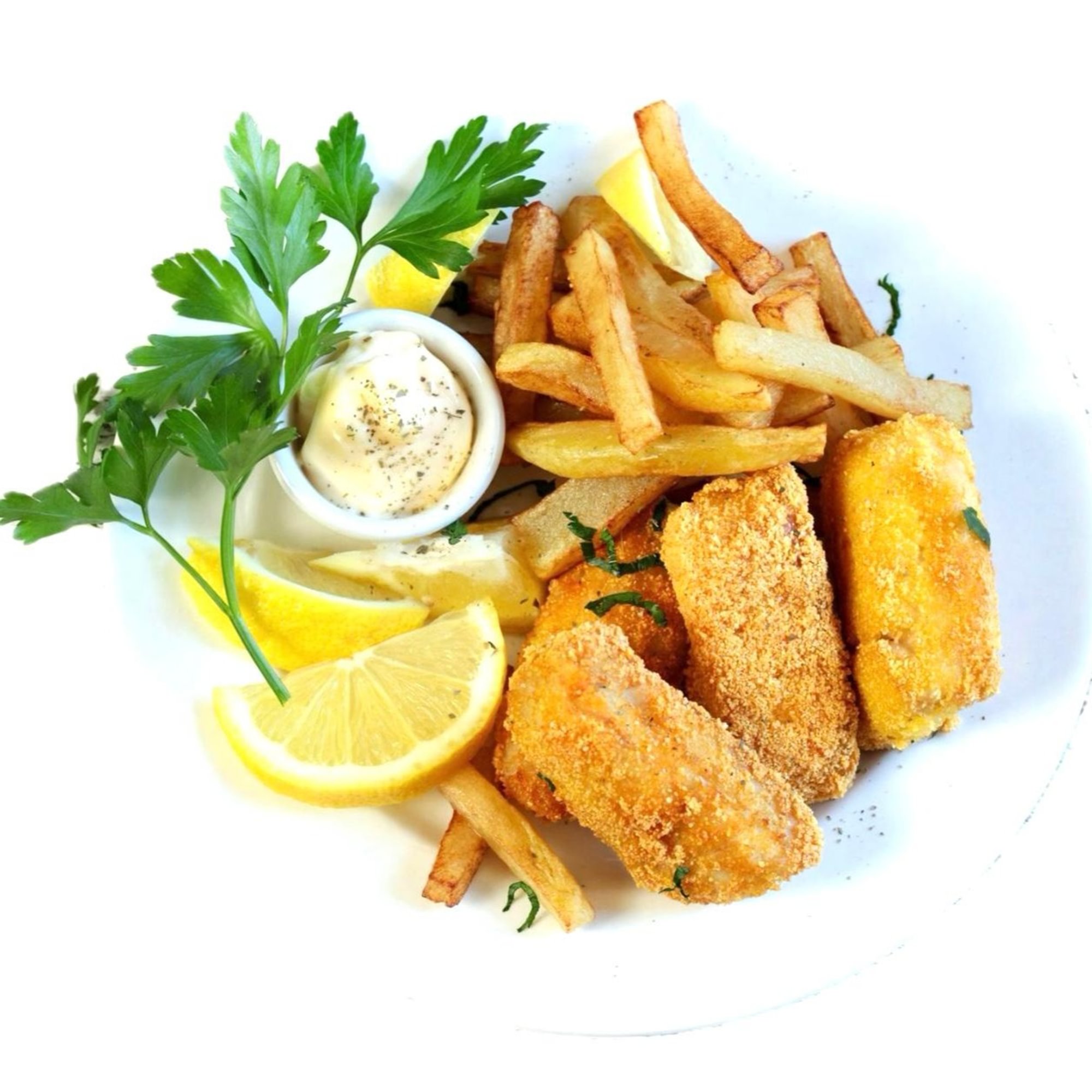 Crispy Fish with Fries