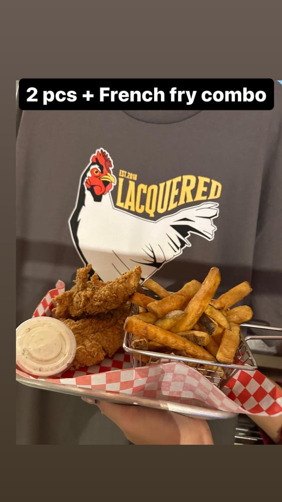 2 Pcs Fried Tenders & 1/2 French Fries Combo