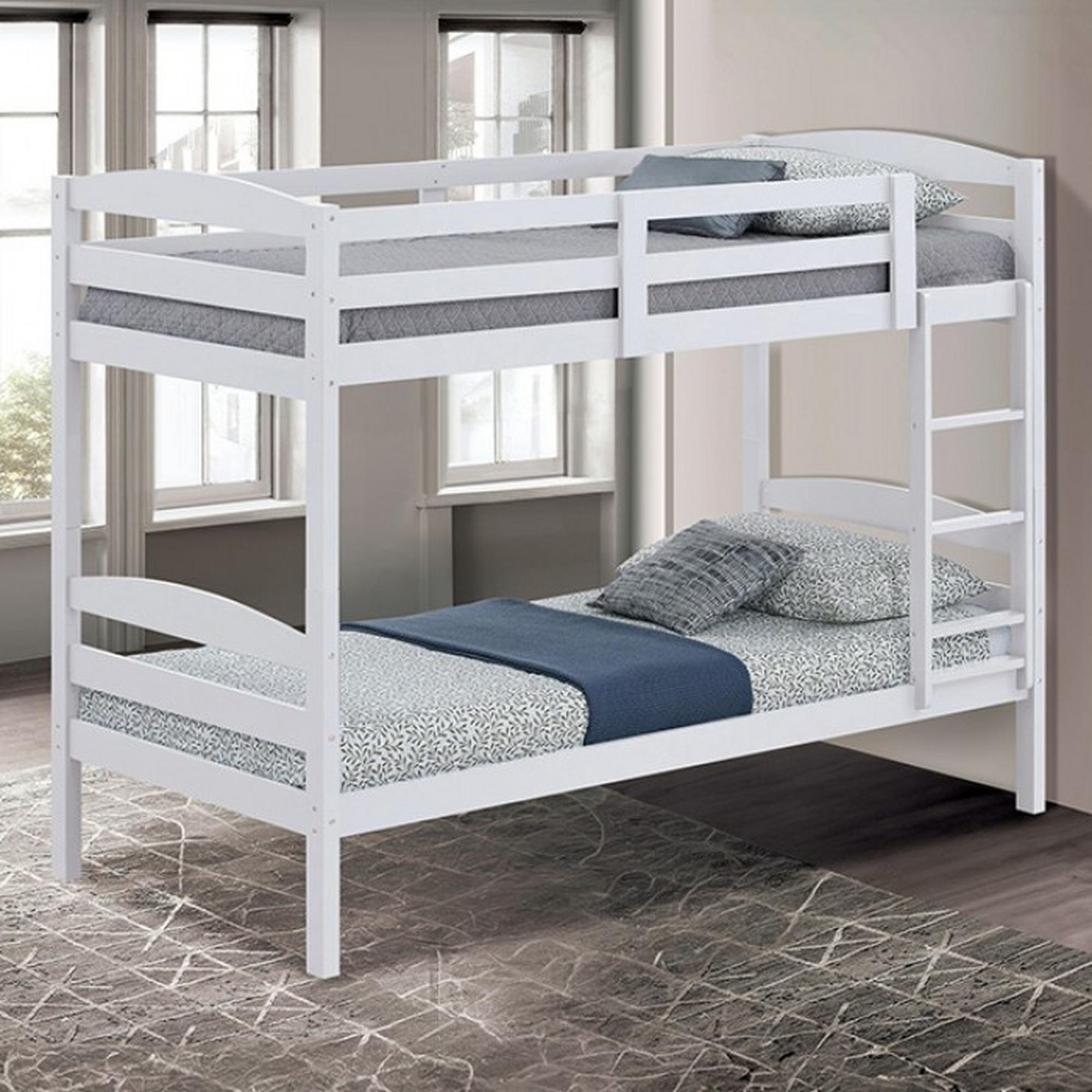 Finsbury Twin over Twin Bunkbed - White