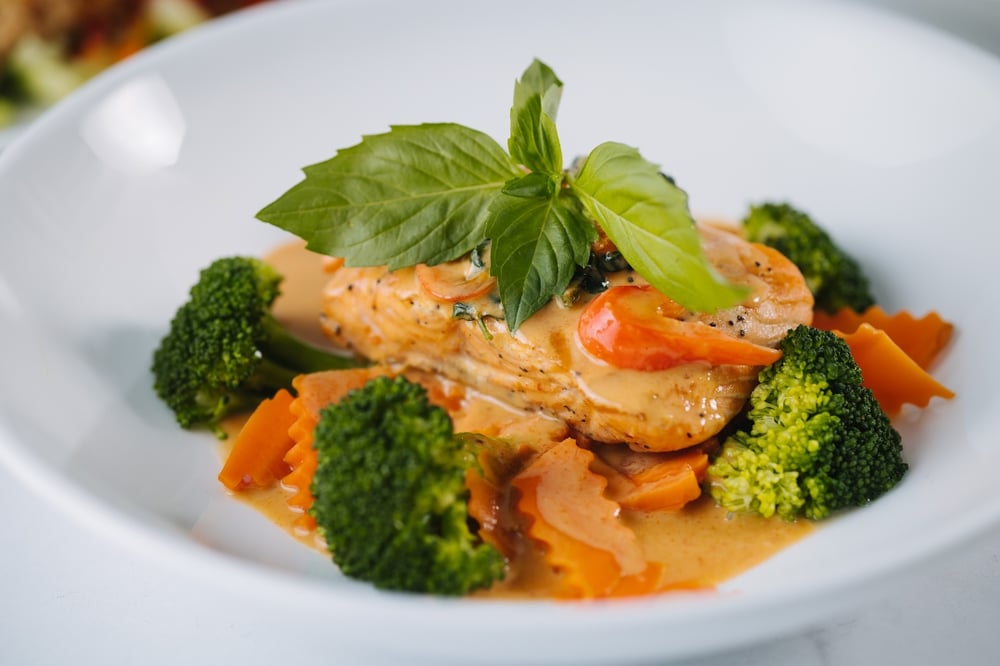 Grilled Salmon Curry