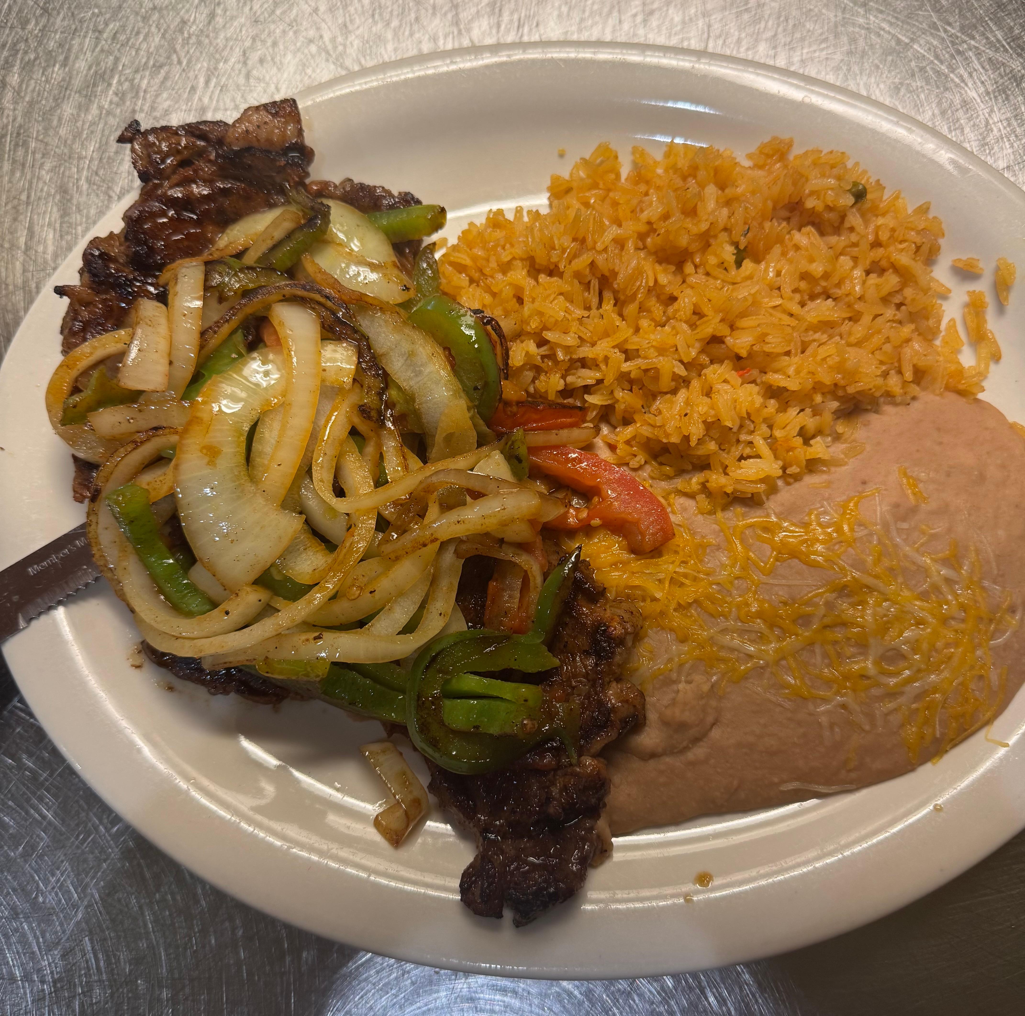 Steak a La Mexicana