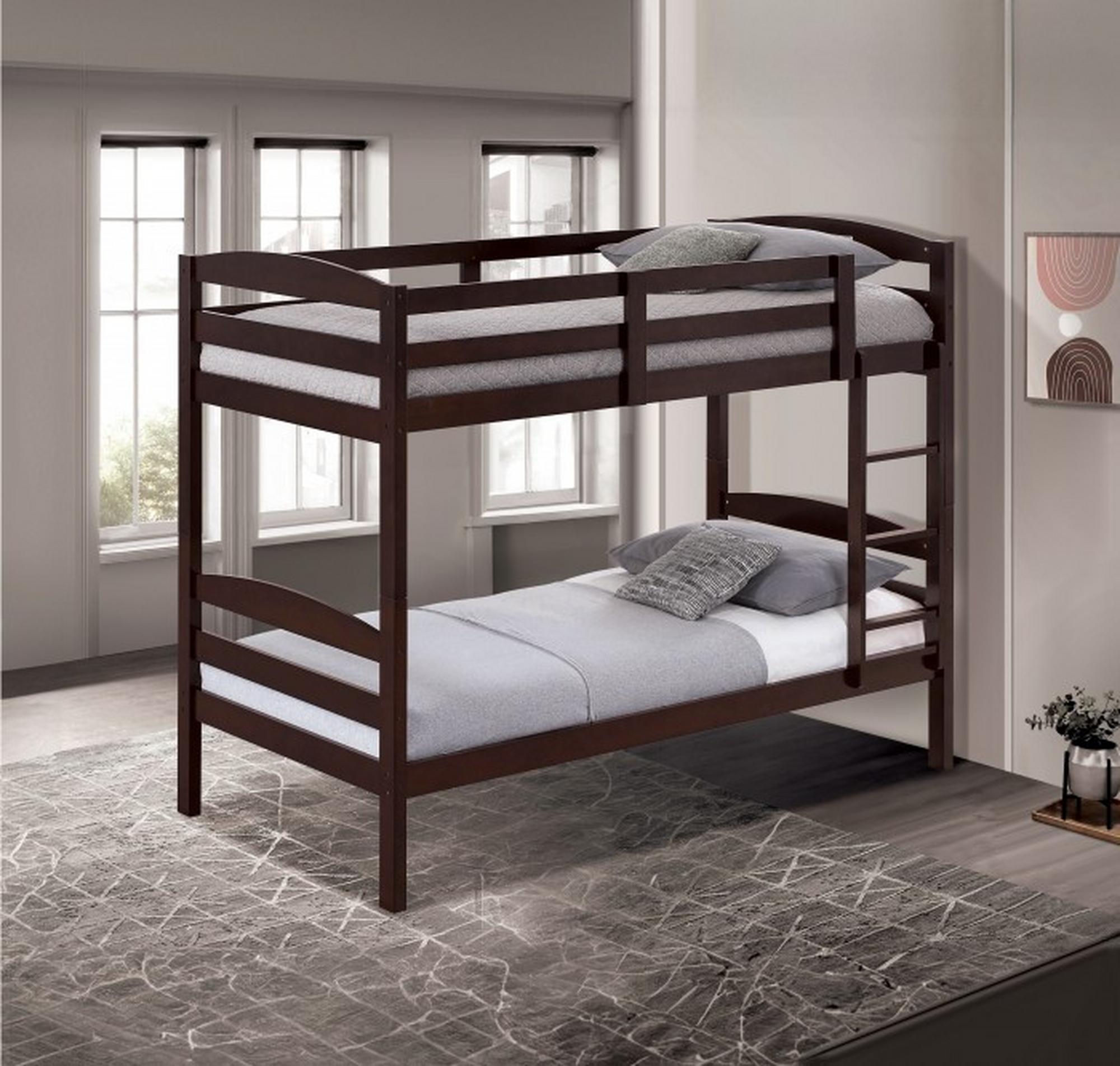 Finsbury Twin over Twin Bunkbed -  Espresso