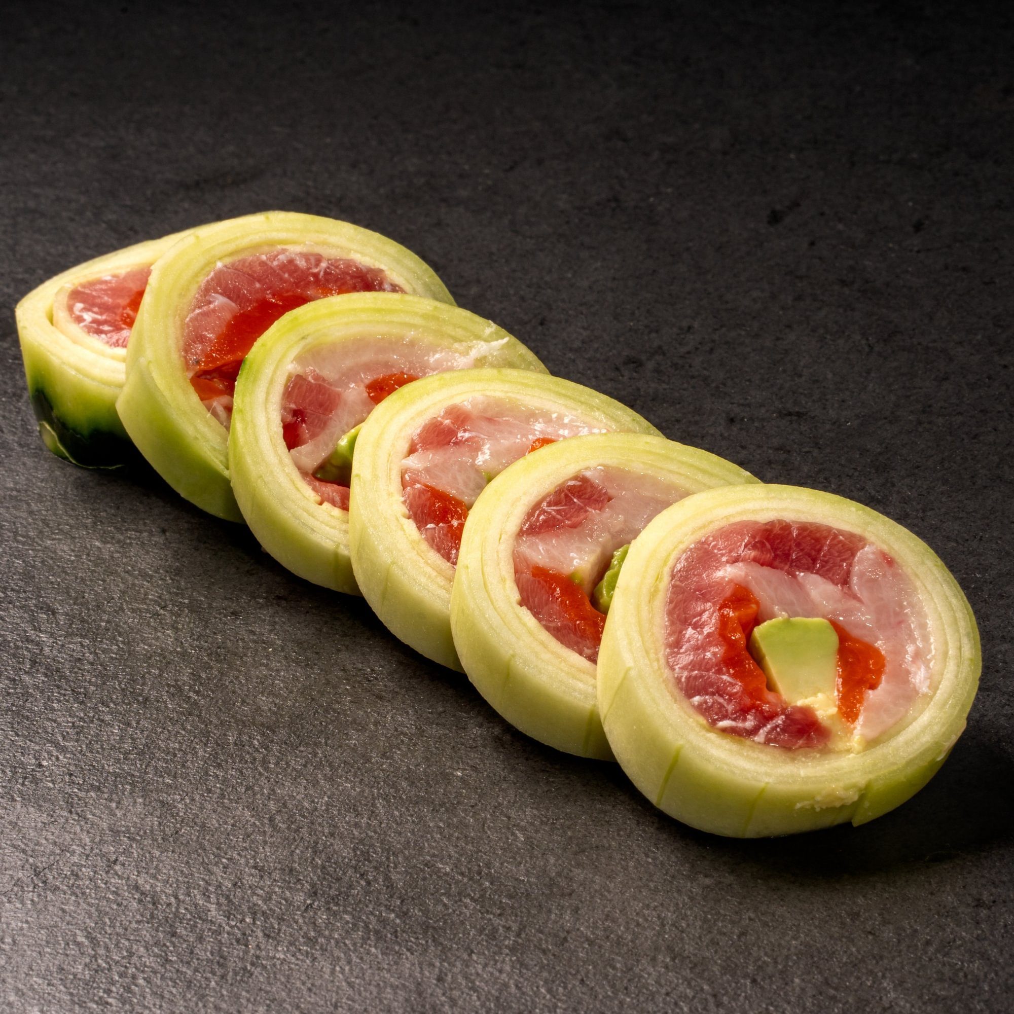 Naruto Cucumber Wrapped Roll