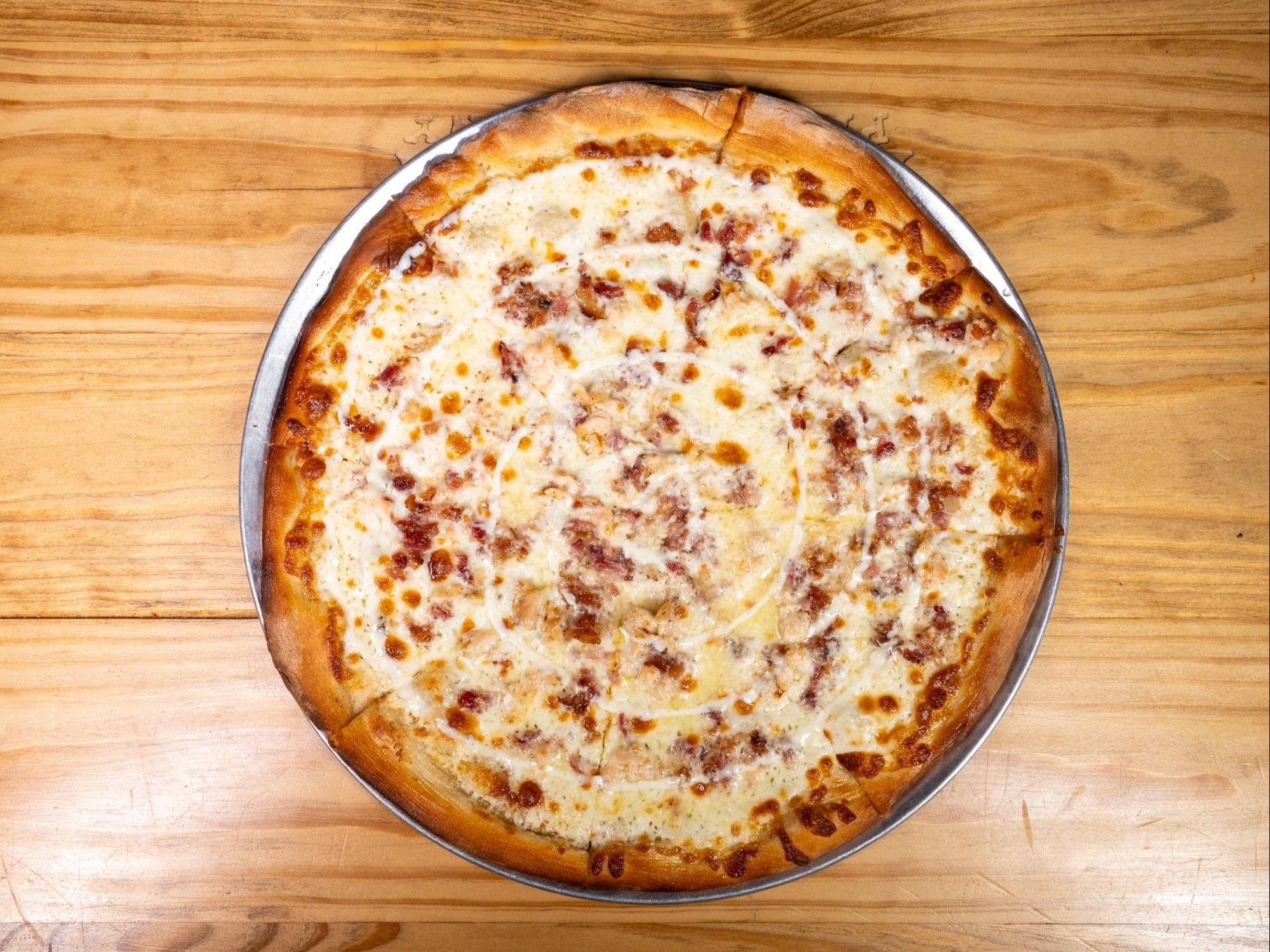 Chicken Bacon Ranch Pizza