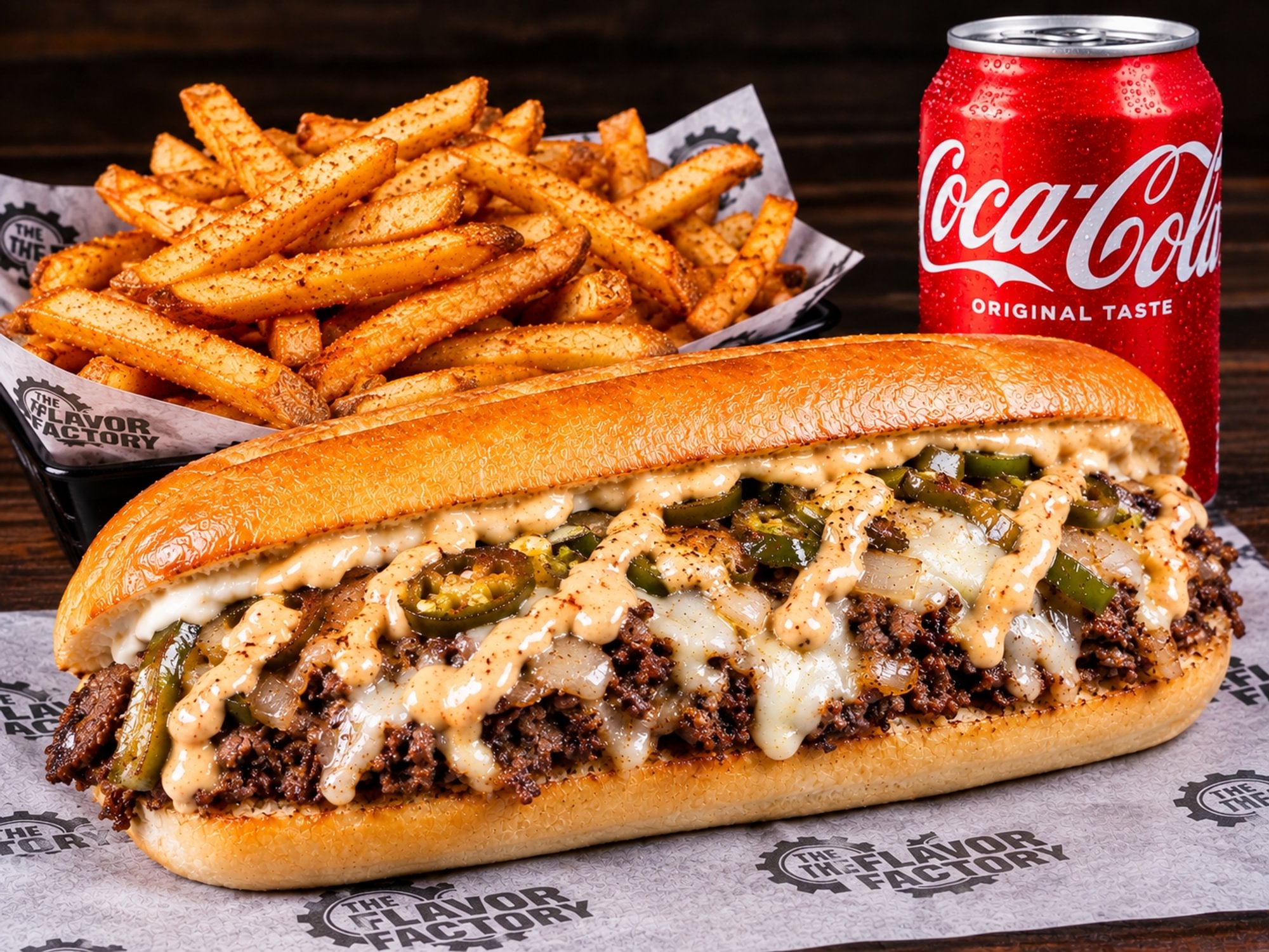 Factory Chicken Cheesesteak Combo